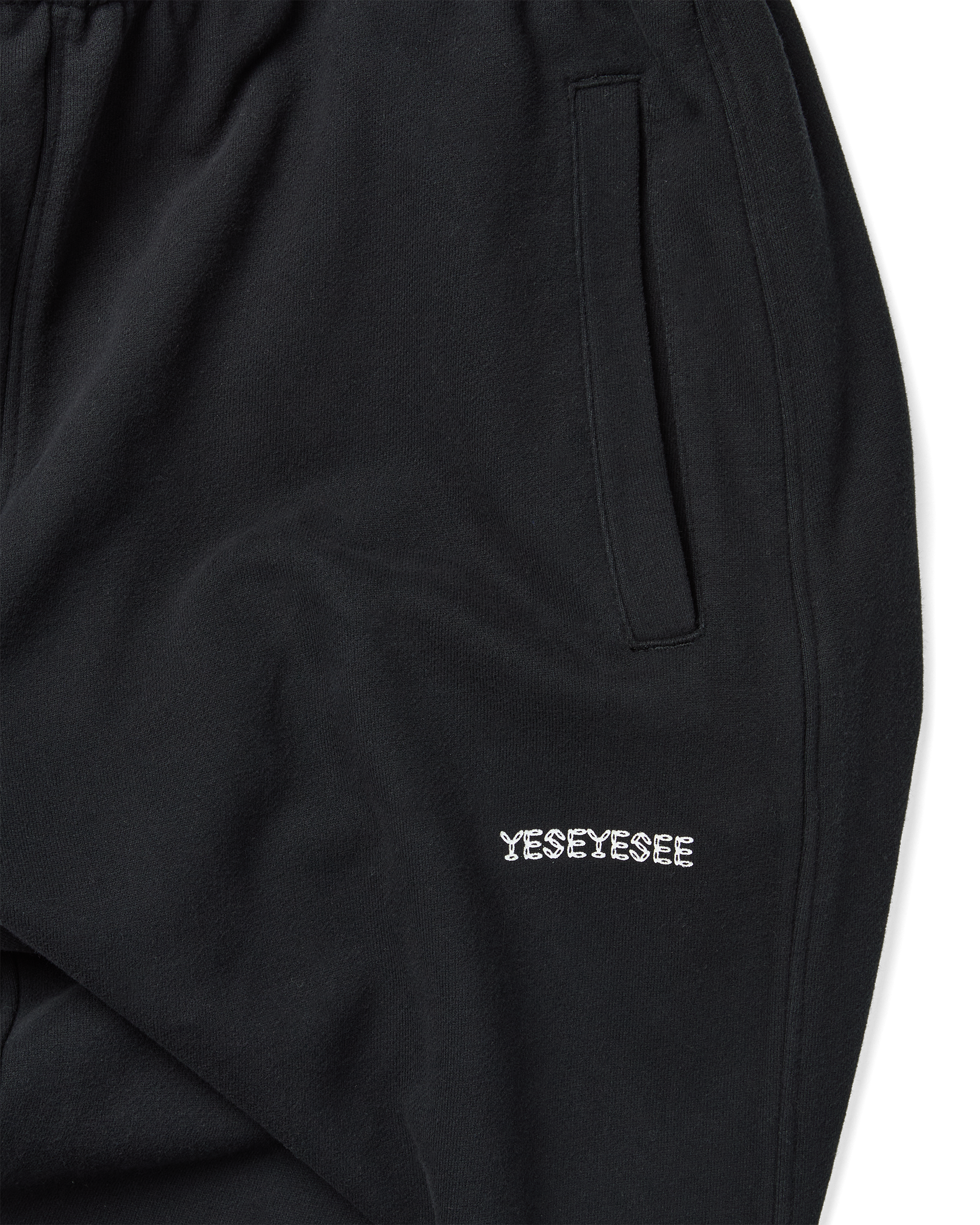 yeseyesee - C-Logo Straight Sweatpants (Black) product image 4 | TRAB K-Fashion Australia