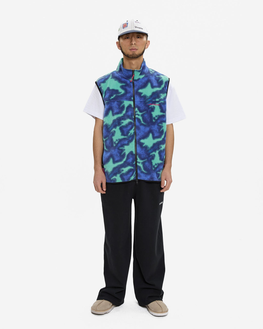yeseyesee - C-Logo Straight Sweatpants (Black) product image 6 | TRAB K-Fashion Australia
