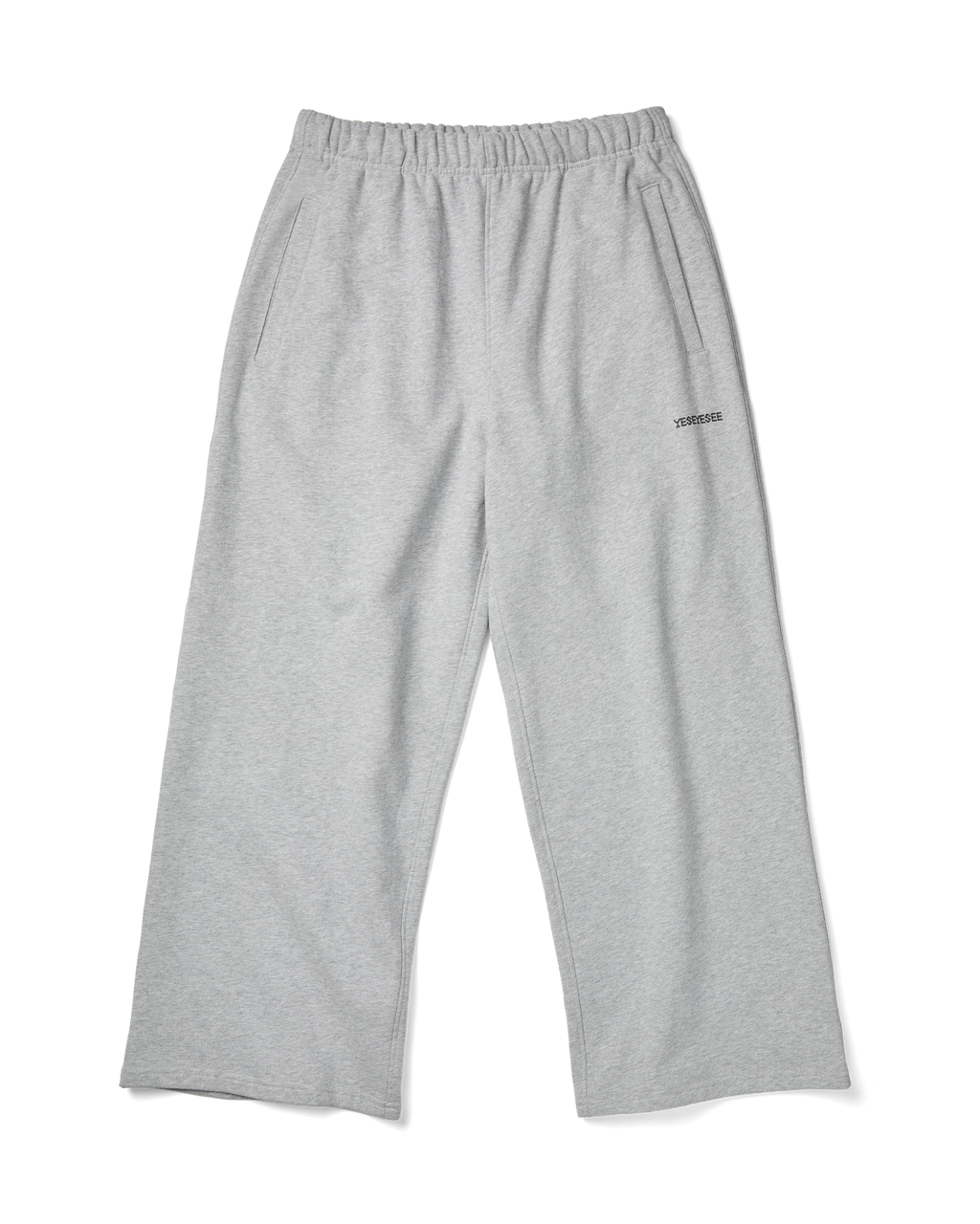 yeseyesee - C-Logo Straight Sweatpants (Grey) product image 1 | TRAB K-Fashion Australia
