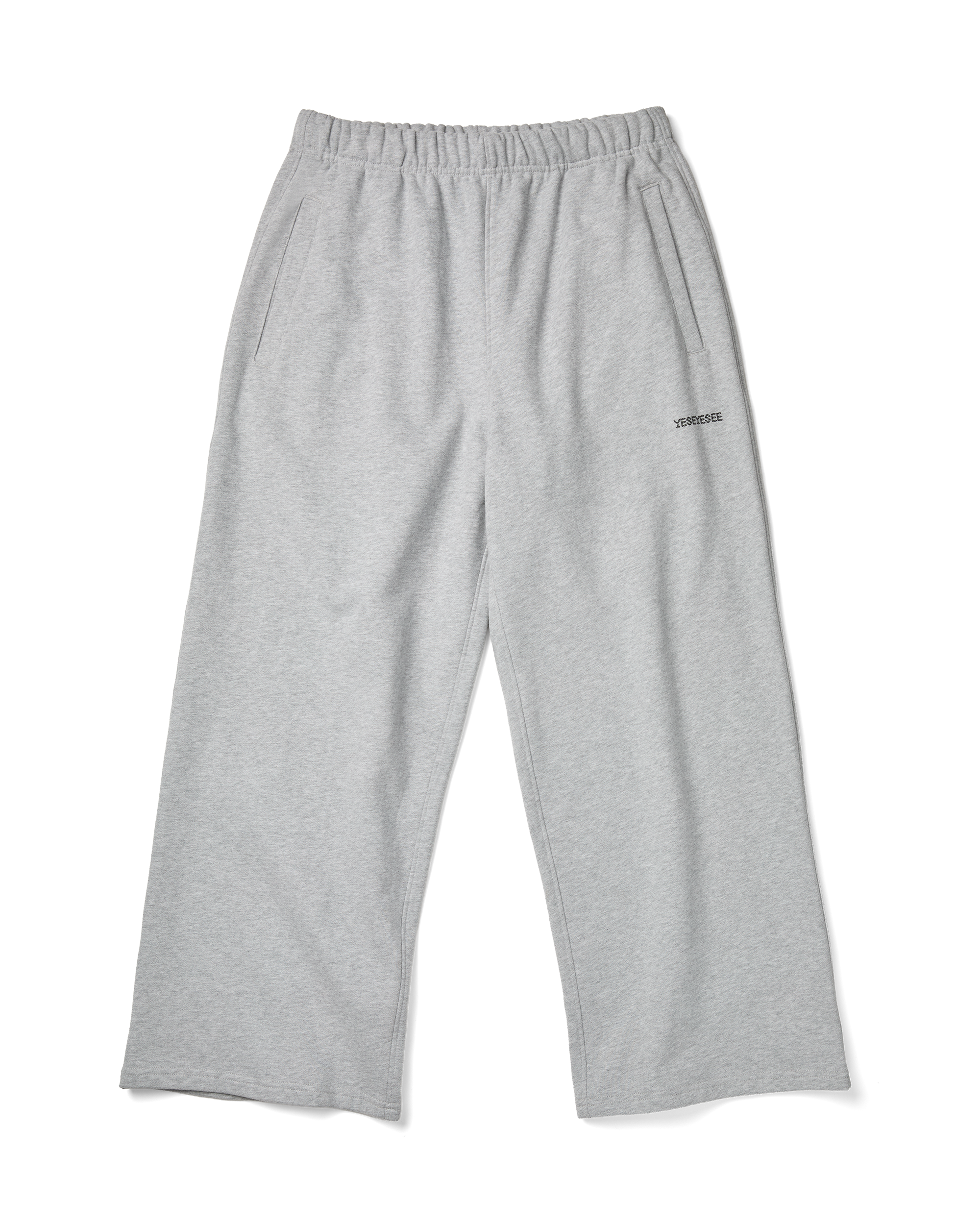 yeseyesee - C-Logo Straight Sweatpants (Grey) product image 1 | TRAB K-Fashion Australia