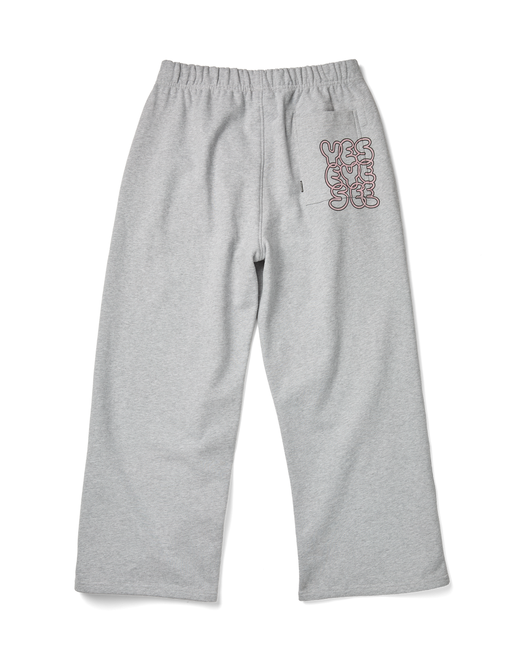 yeseyesee - C-Logo Straight Sweatpants (Grey) product image 2 | TRAB K-Fashion Australia