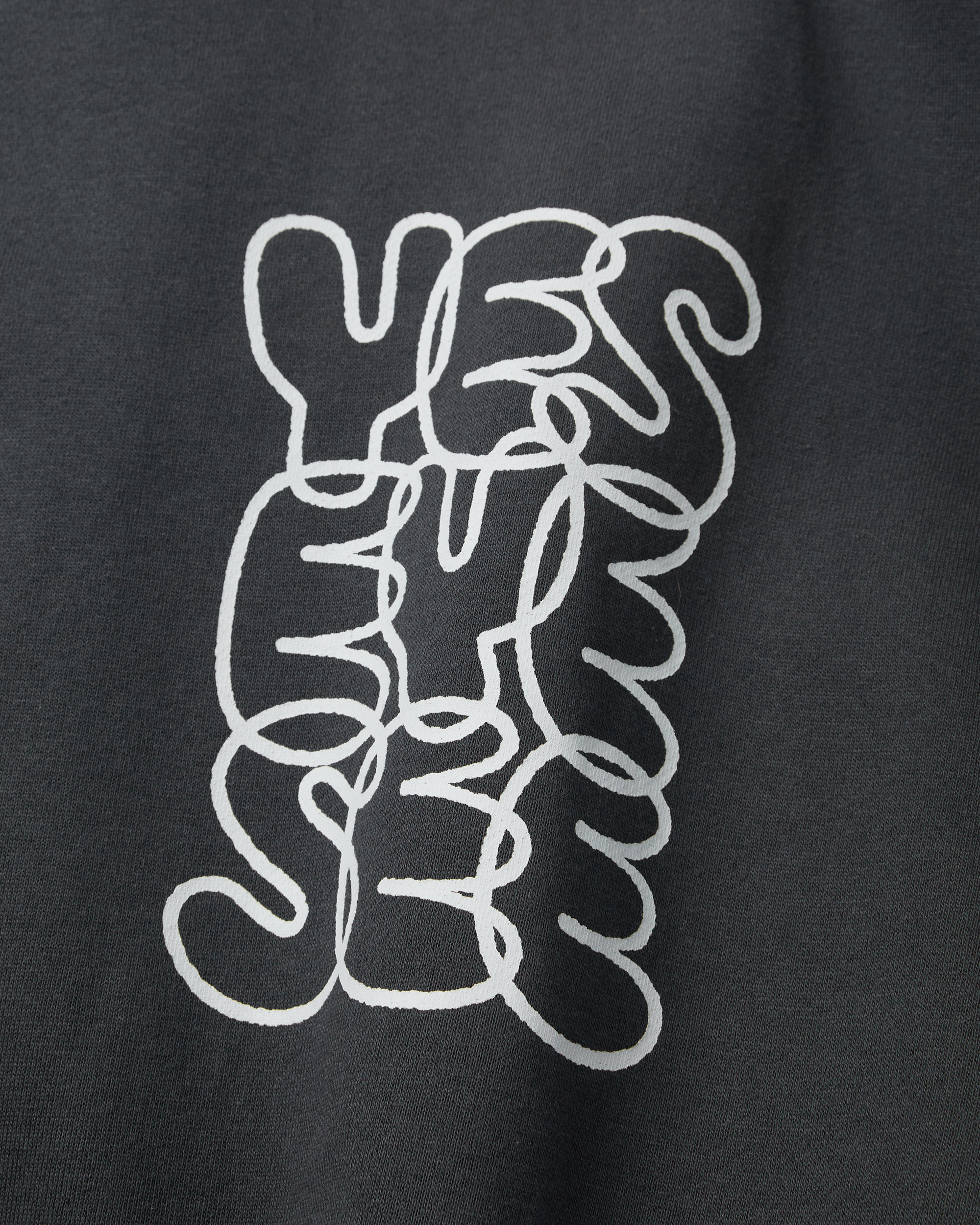 yeseyesee - C-Logo Sweatshirt (Charcoal) product image 4 | TRAB K-Fashion Australia