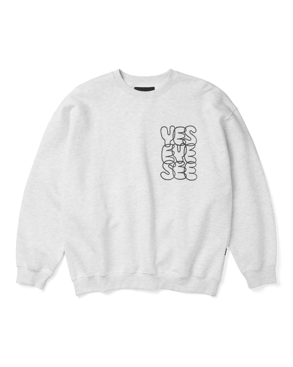 yeseyesee - C-Logo Sweatshirt (Light Grey) product image 1 | TRAB K-Fashion Australia