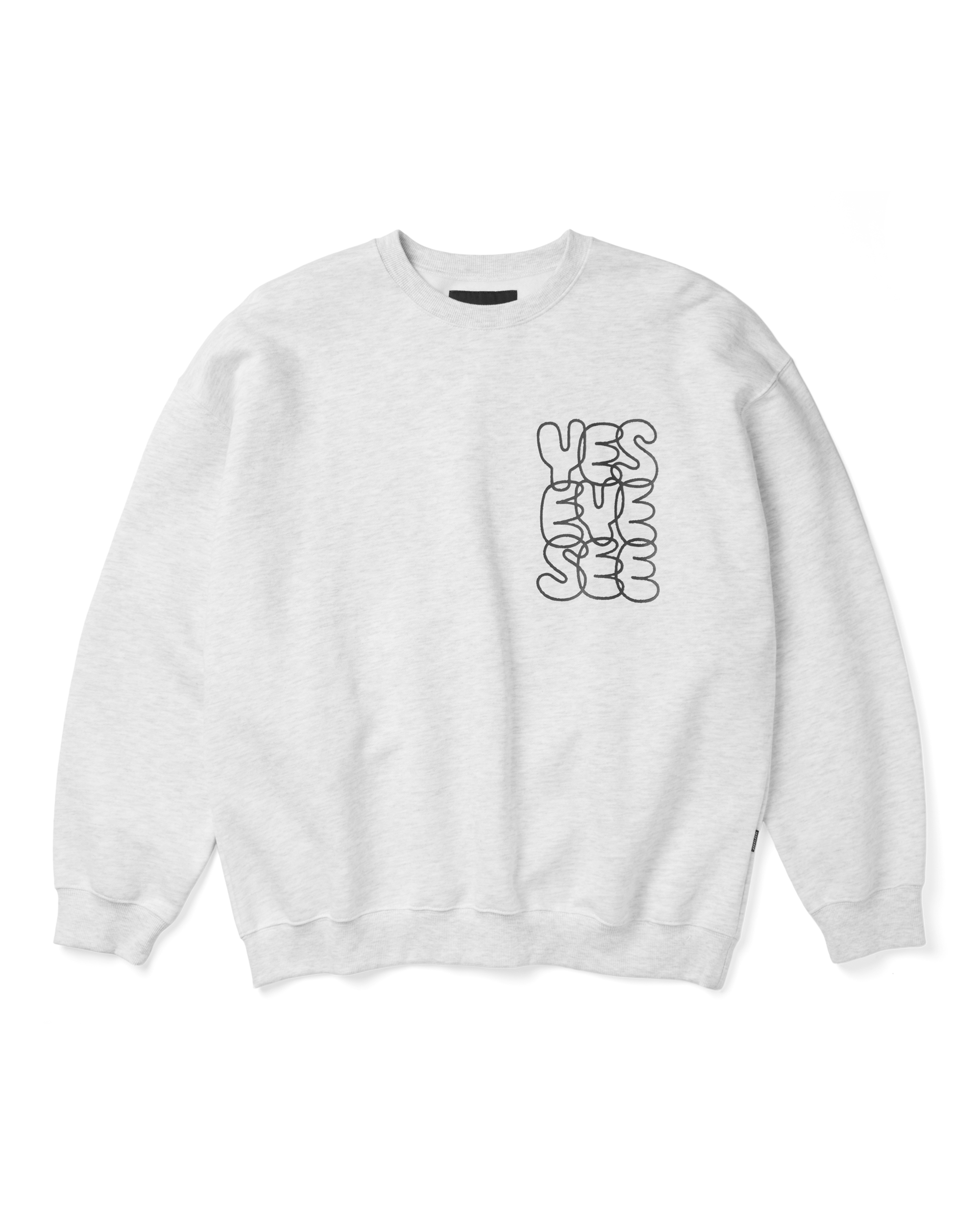 yeseyesee - C-Logo Sweatshirt (Light Grey) product image 1 | TRAB K-Fashion Australia