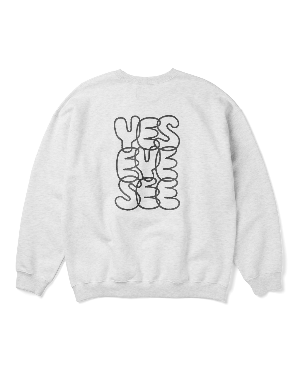yeseyesee - C-Logo Sweatshirt (Light Grey) product image 2 | TRAB K-Fashion Australia