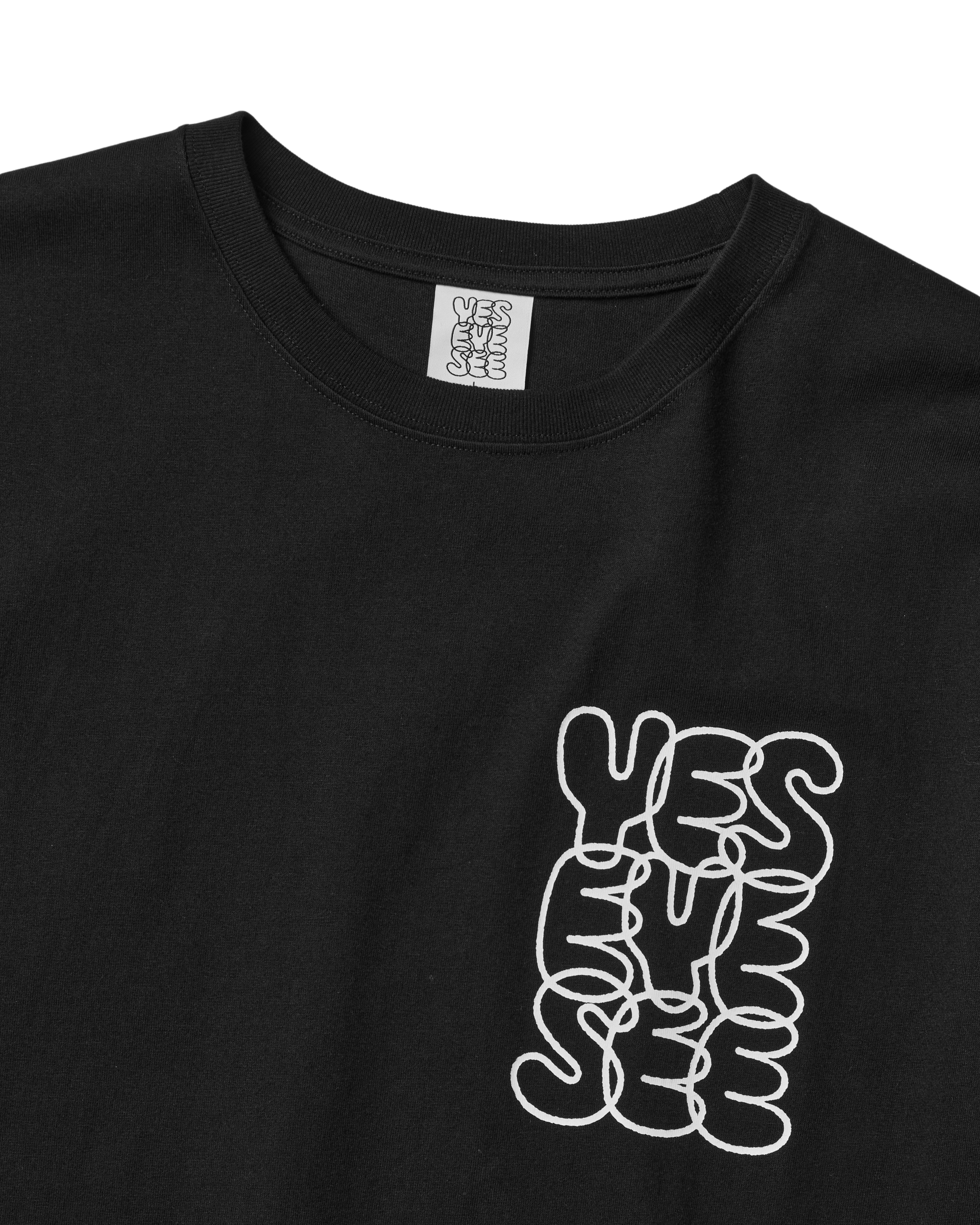 yeseyesee - C-Logo Tee (Black) product image 3 | TRAB K-Fashion Australia