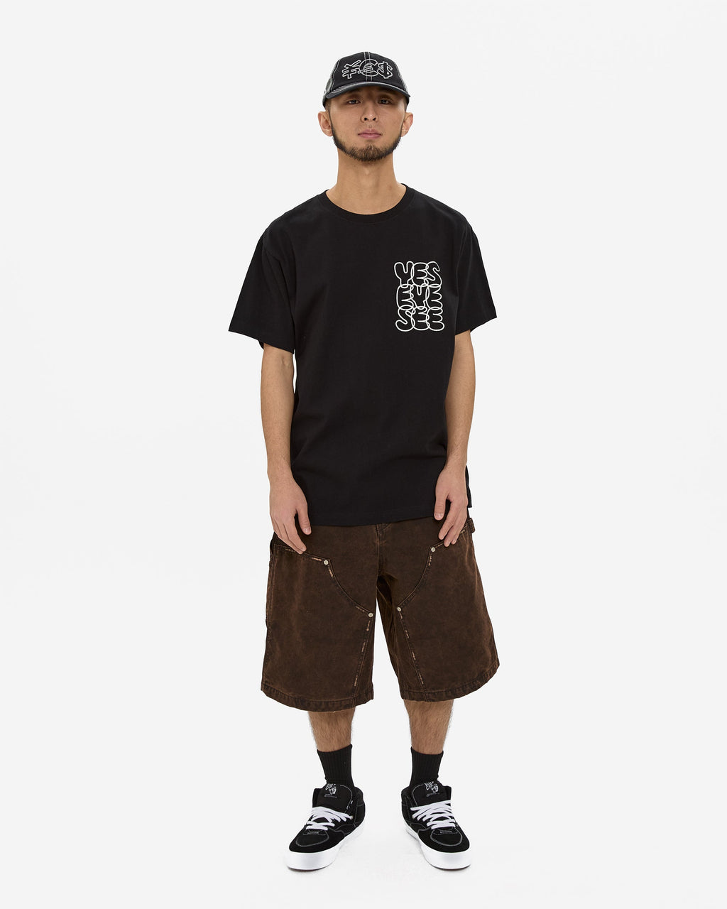 yeseyesee - C-Logo Tee (Black) product image 6 | TRAB K-Fashion Australia