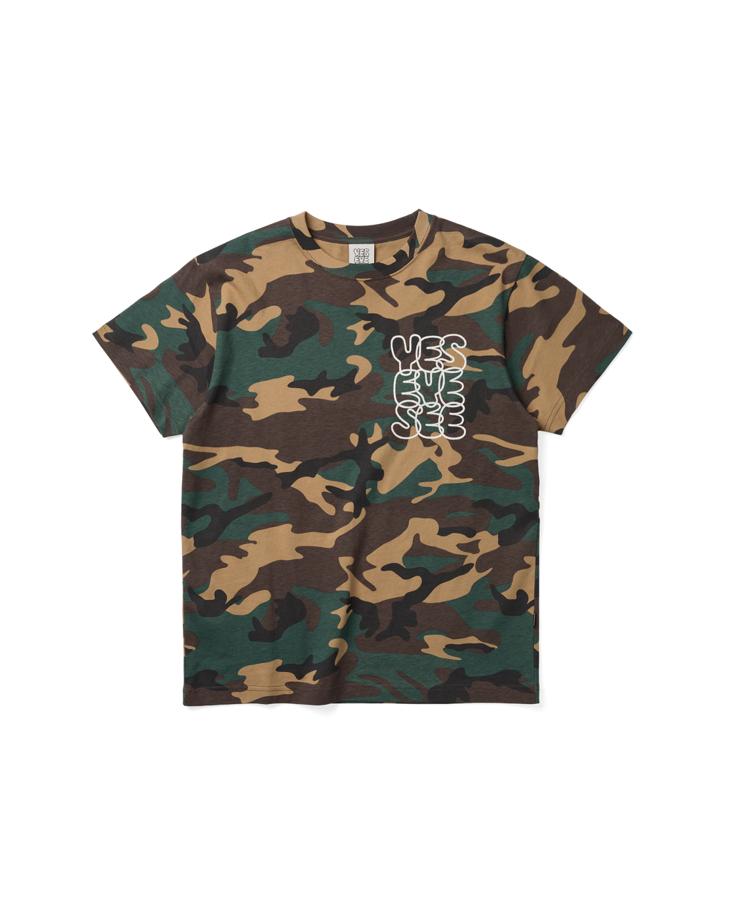 yeseyesee - C-Logo Tee (Camo) product image 1 | TRAB K-Fashion Australia