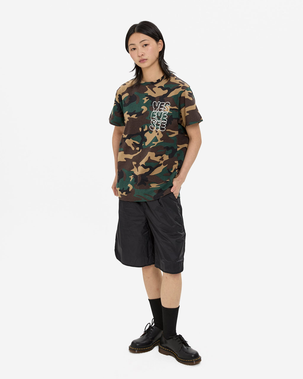 yeseyesee - C-Logo Tee (Camo) product image 6 | TRAB K-Fashion Australia