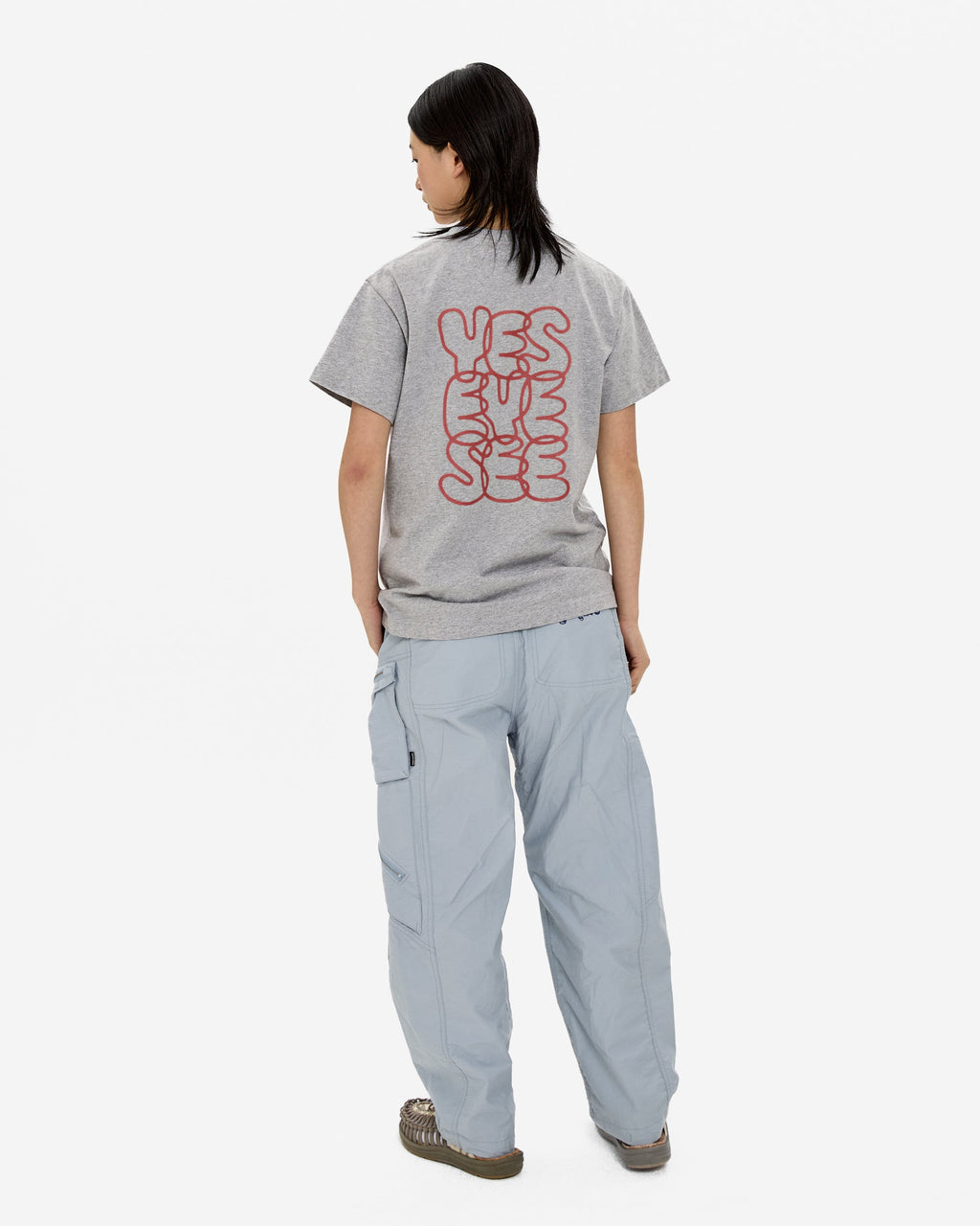 yeseyesee - C-Logo Tee (Grey) product image 8 | TRAB K-Fashion Australia