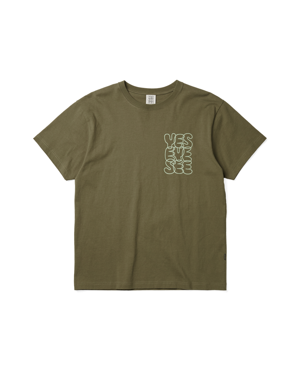 yeseyesee - C-Logo Tee (Khaki) product image 1 | TRAB K-Fashion Australia