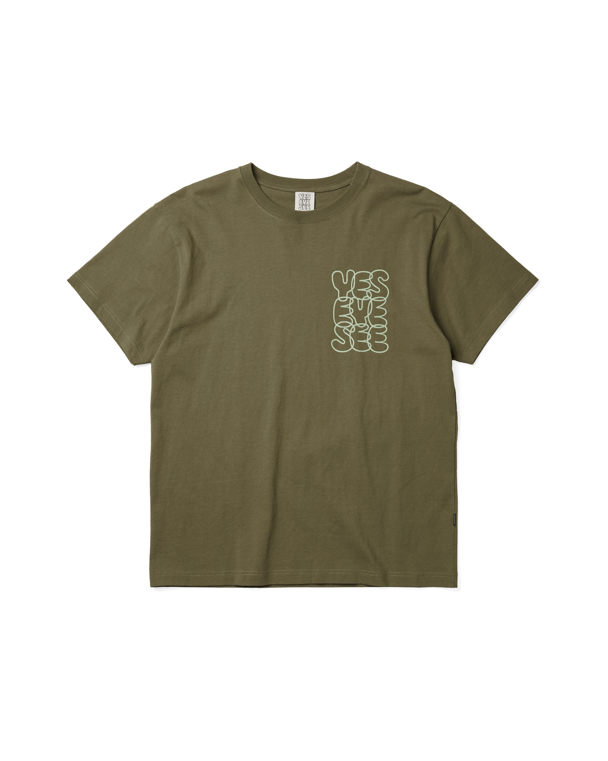 yeseyesee - C-Logo Tee (Khaki) product image 1 | TRAB K-Fashion Australia