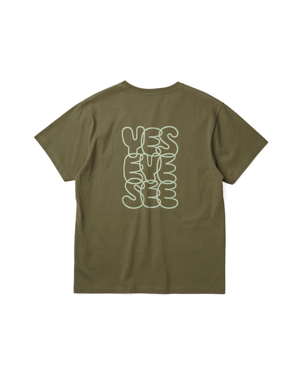 yeseyesee - C-Logo Tee (Khaki) product image 2 | TRAB K-Fashion Australia