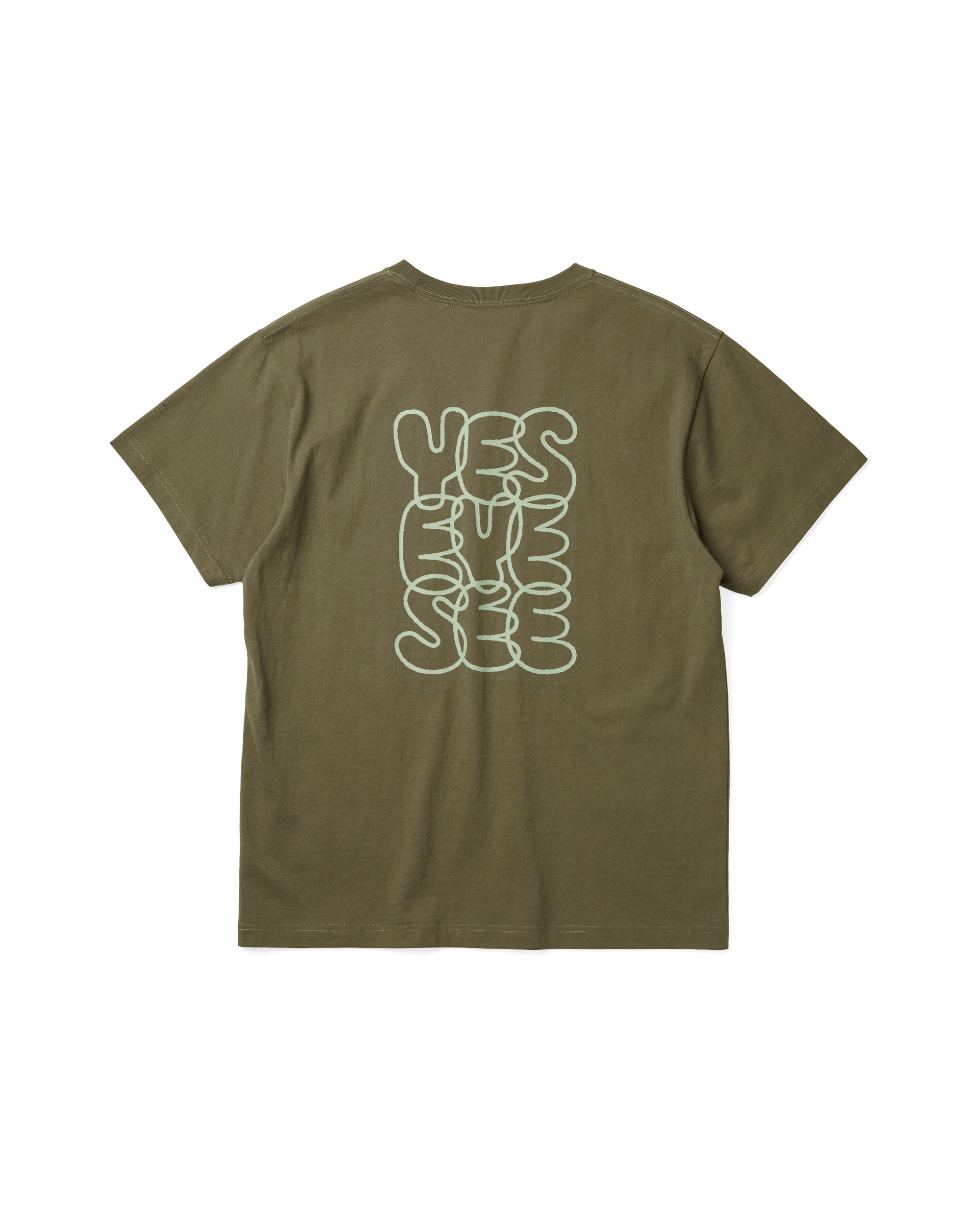 yeseyesee - C-Logo Tee (Khaki) product image 2 | TRAB K-Fashion Australia