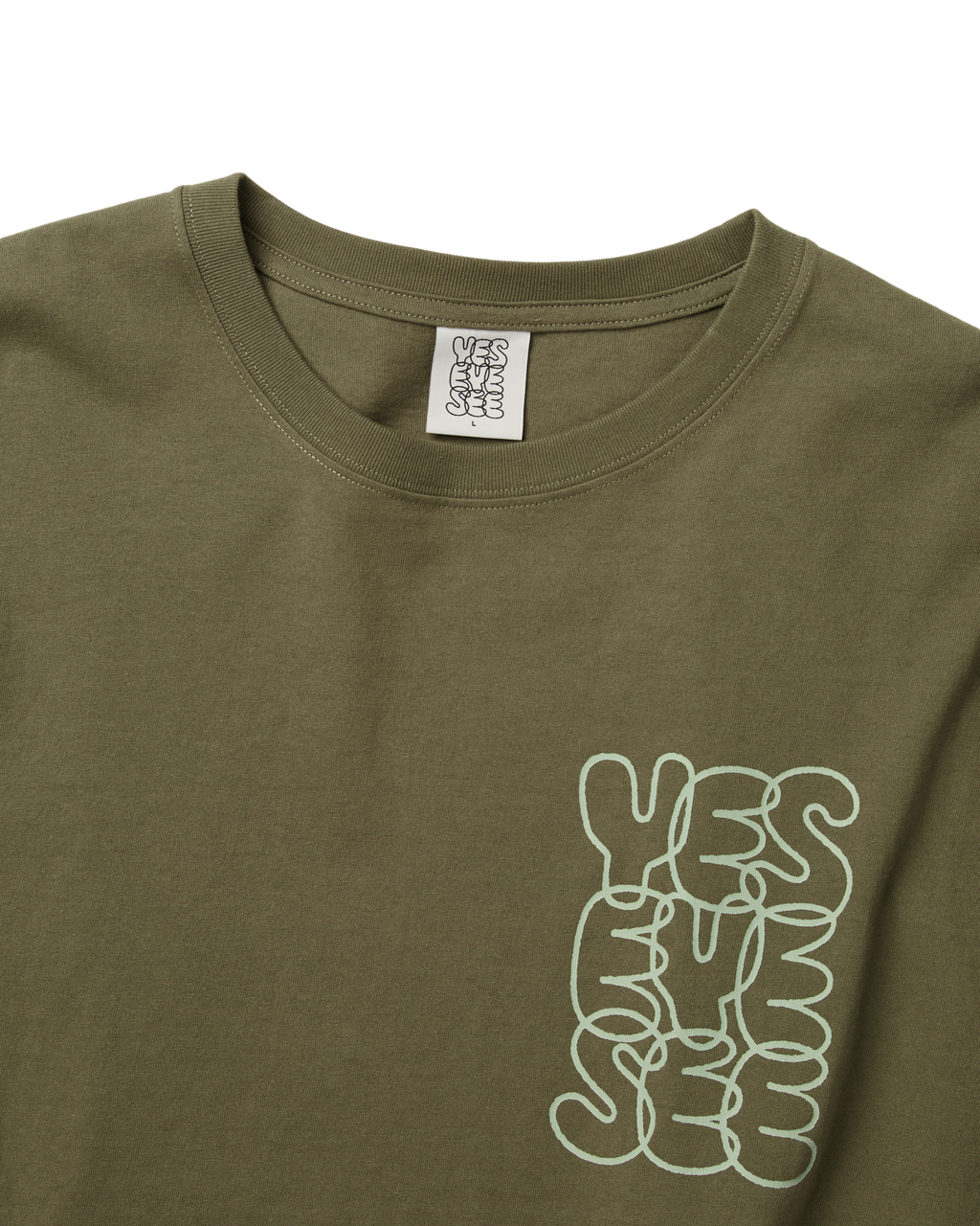 yeseyesee - C-Logo Tee (Khaki) product image 3 | TRAB K-Fashion Australia