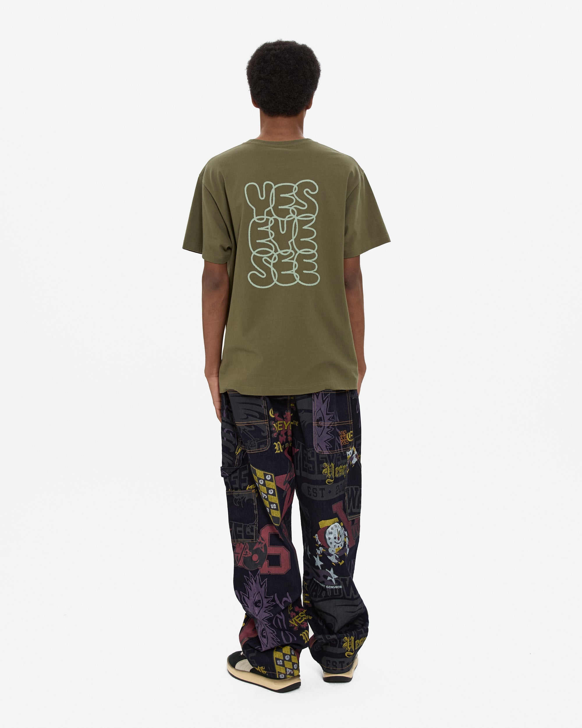 yeseyesee - C-Logo Tee (Khaki) product image 8 | TRAB K-Fashion Australia