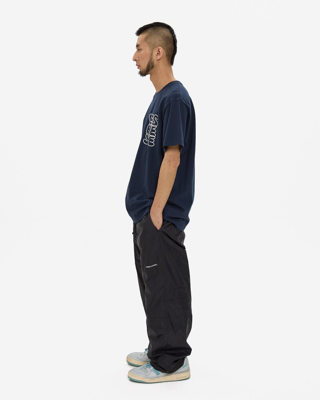 yeseyesee - C-Logo Tee (Navy) product image 7 | TRAB K-Fashion Australia