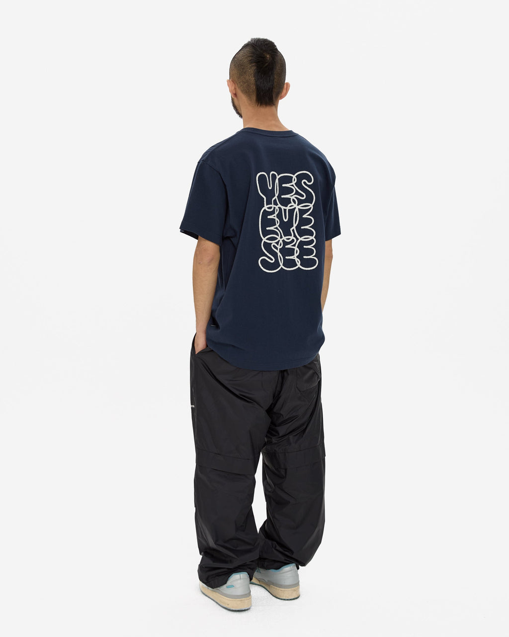 yeseyesee - C-Logo Tee (Navy) product image 8 | TRAB K-Fashion Australia