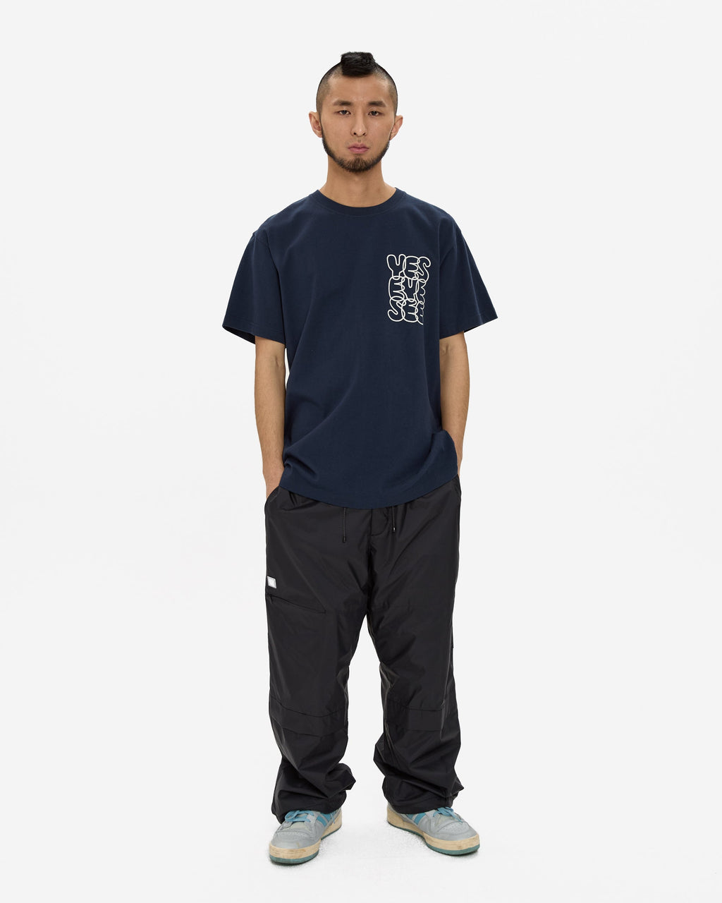 yeseyesee - C-Logo Tee (Navy) product image 9 | TRAB K-Fashion Australia
