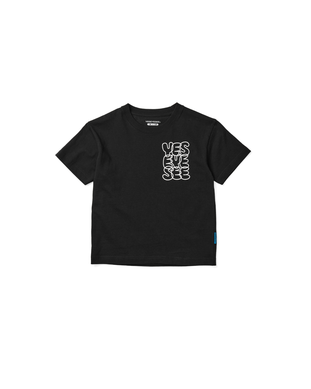 yeseyesee - C-Logo Kids Tee (Black) product image 1 | TRAB K-Fashion Australia