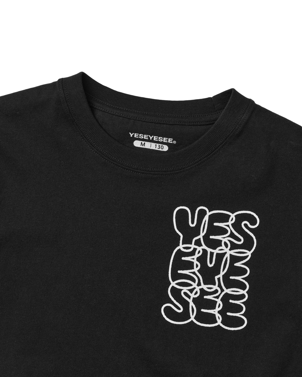 yeseyesee - C-Logo Kids Tee (Black) product image 3 | TRAB K-Fashion Australia