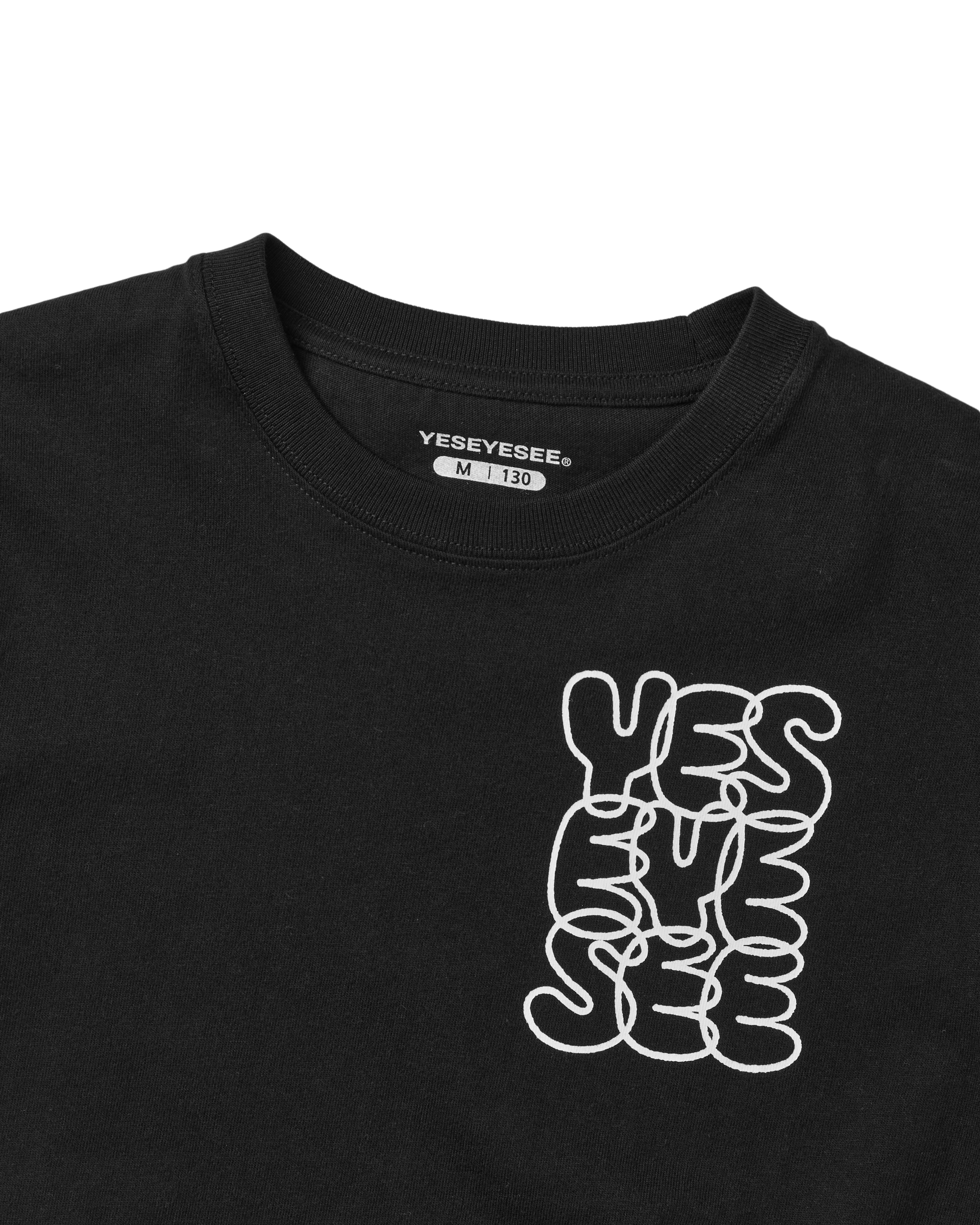 yeseyesee - C-Logo Kids Tee (Black) product image 3 | TRAB K-Fashion Australia