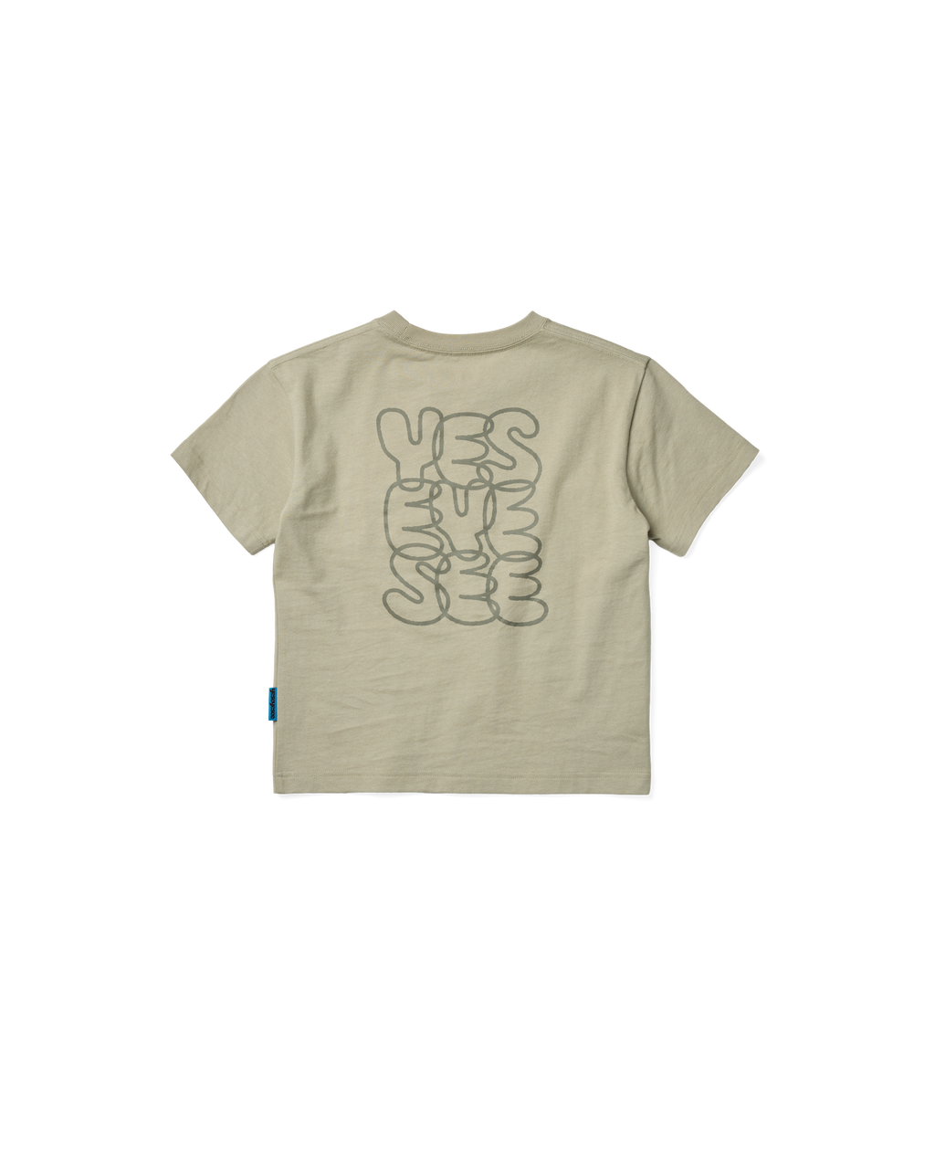 yeseyesee - C-Logo Kids Tee (Light Olive) product image 2 | TRAB K-Fashion Australia