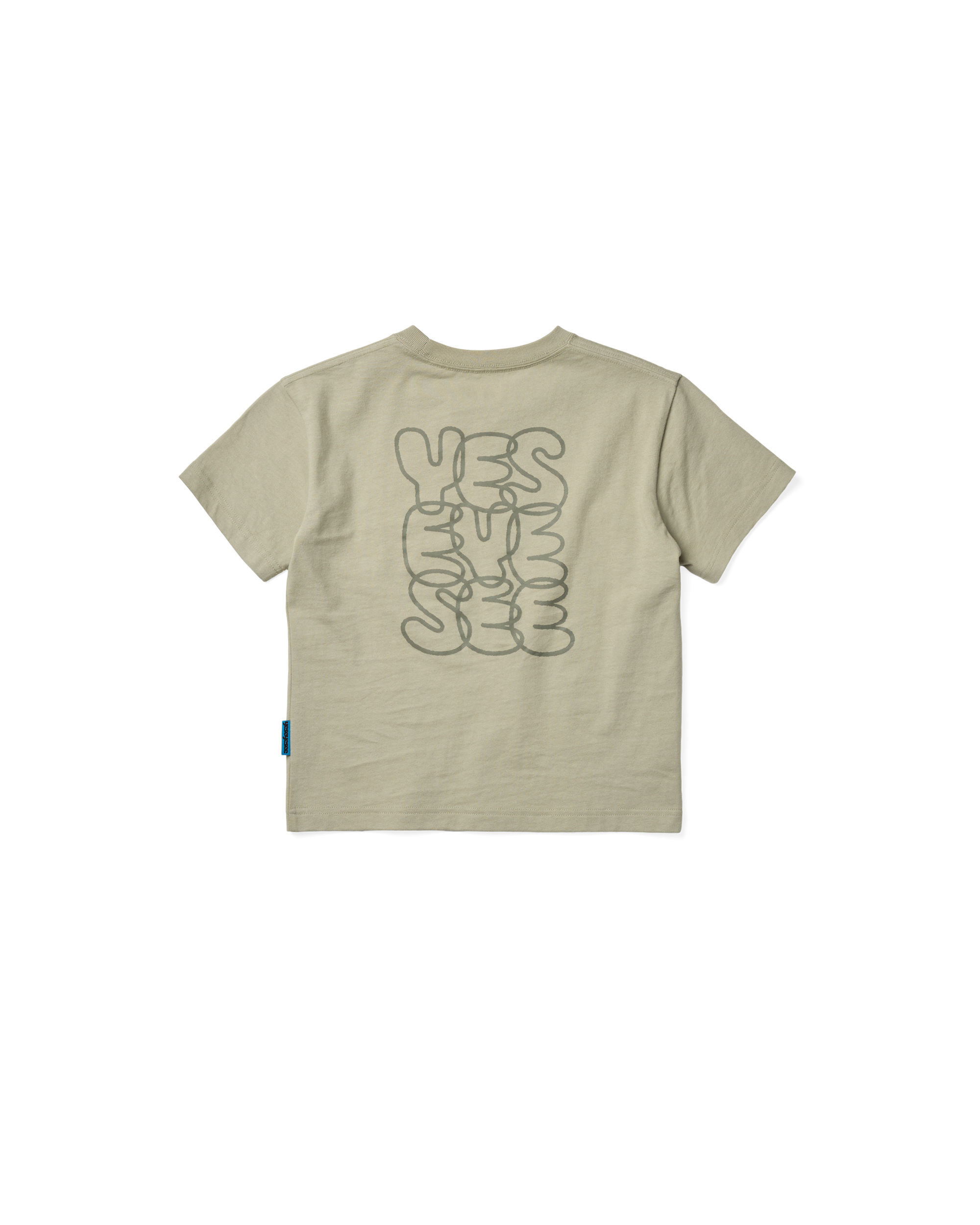yeseyesee - C-Logo Kids Tee (Light Olive) product image 2 | TRAB K-Fashion Australia