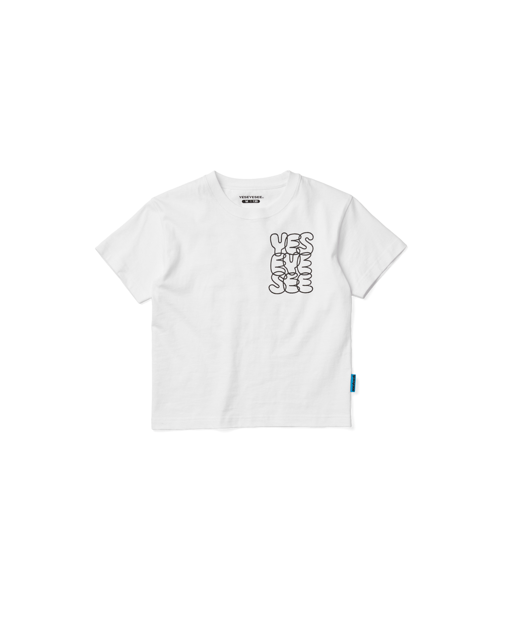 yeseyesee - C-Logo Kids Tee (White) product image 1 | TRAB K-Fashion Australia