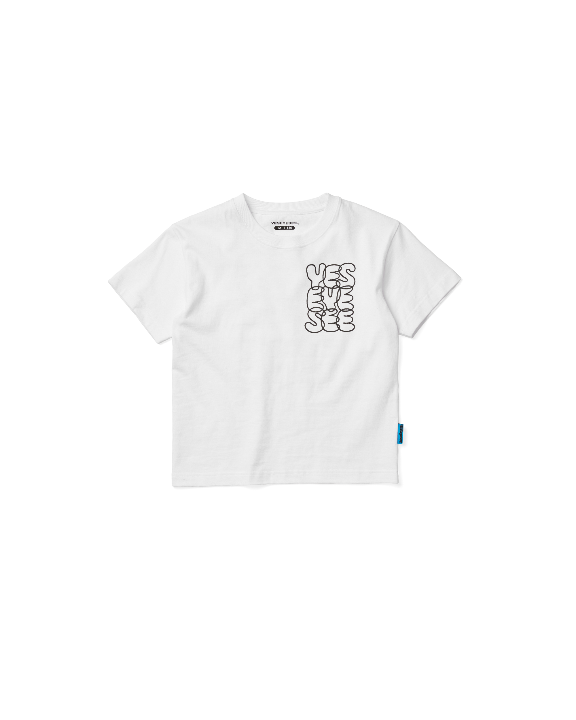 yeseyesee - C-Logo Kids Tee (White) product image 1 | TRAB K-Fashion Australia
