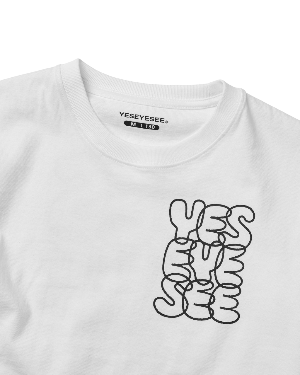 yeseyesee - C-Logo Kids Tee (White) product image 3 | TRAB K-Fashion Australia