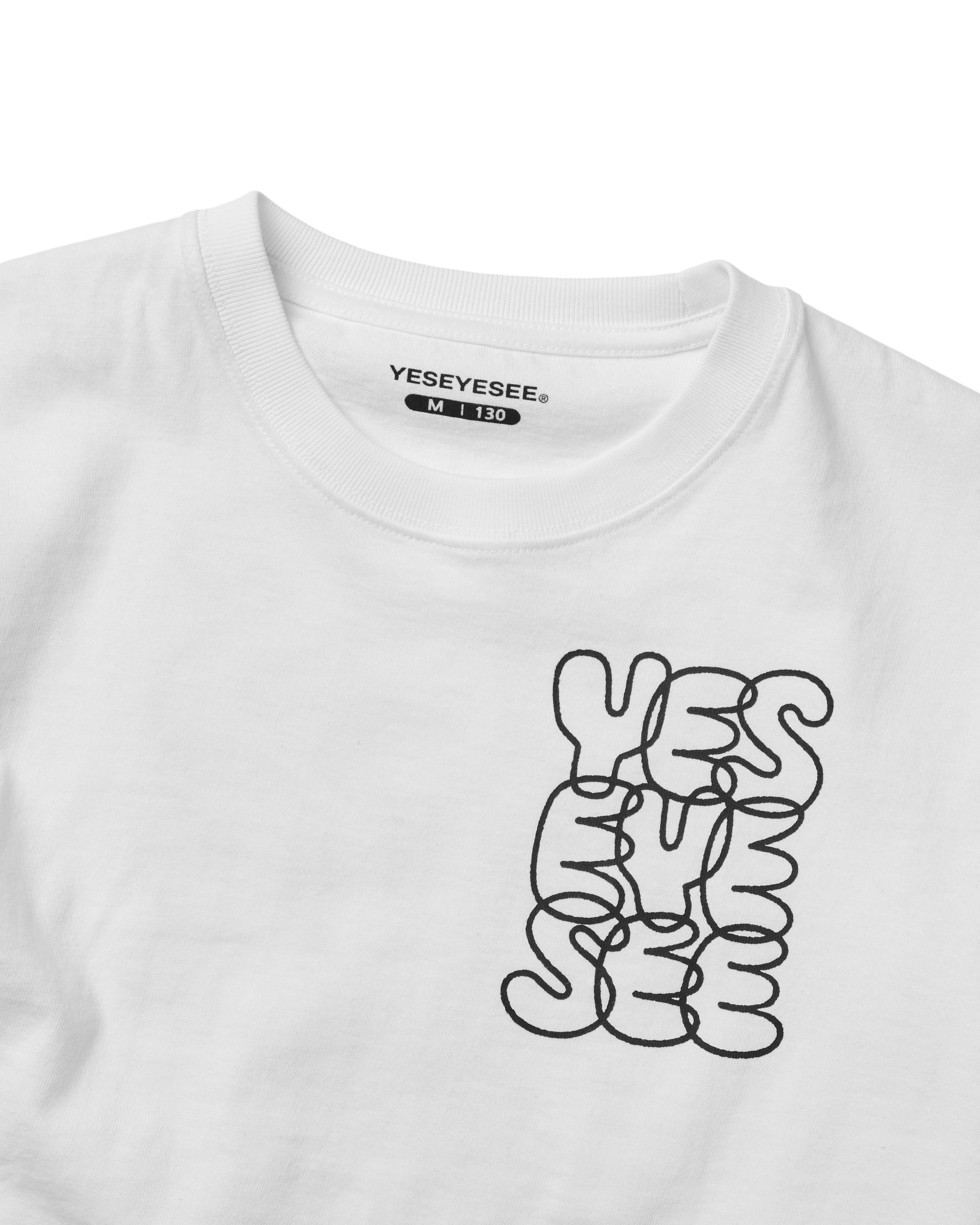 yeseyesee - C-Logo Kids Tee (White) product image 3 | TRAB K-Fashion Australia