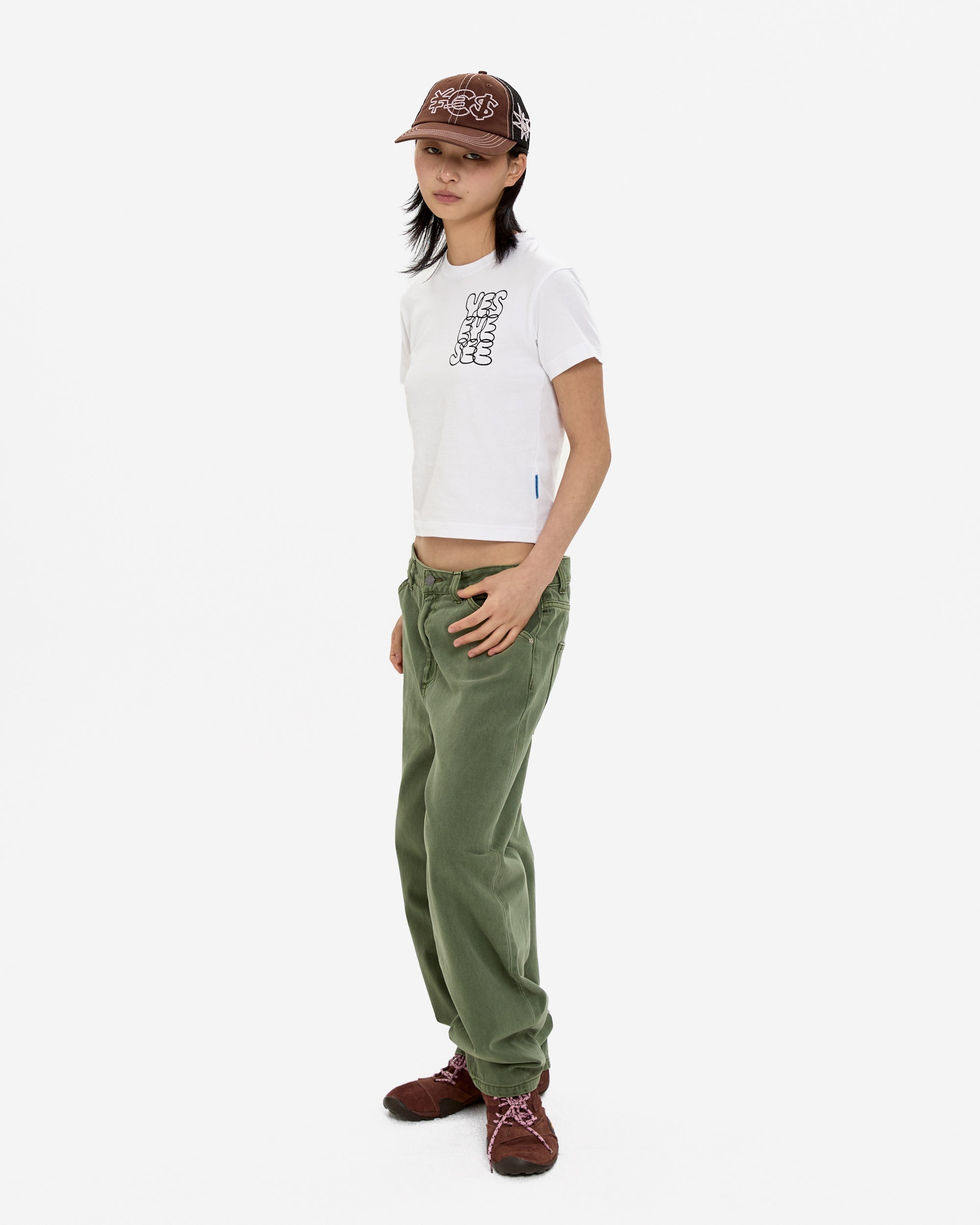 yeseyesee - C-Logo Kids Tee (White) product image 9 | TRAB K-Fashion Australia
