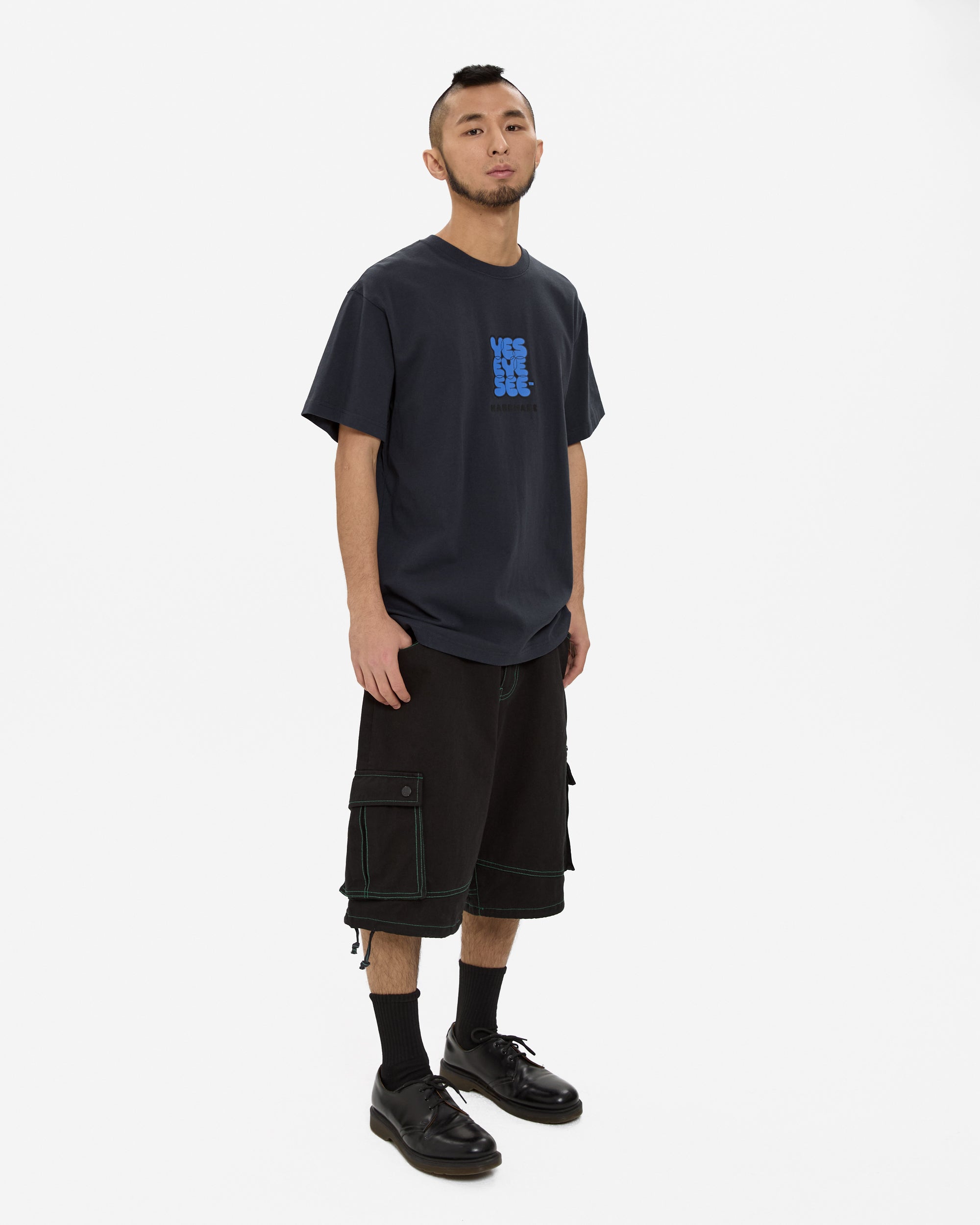 yeseyesee - C-Logo Hardware Tee (Charcoal) product image 8 | TRAB K-Fashion Australia