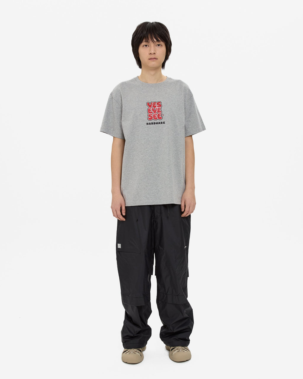 yeseyesee - C-Logo Hardware Tee (Grey) product image 6 | TRAB K-Fashion Australia
