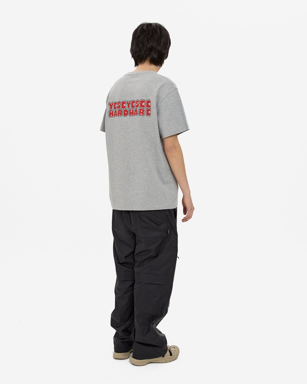 yeseyesee - C-Logo Hardware Tee (Grey) product image 7 | TRAB K-Fashion Australia