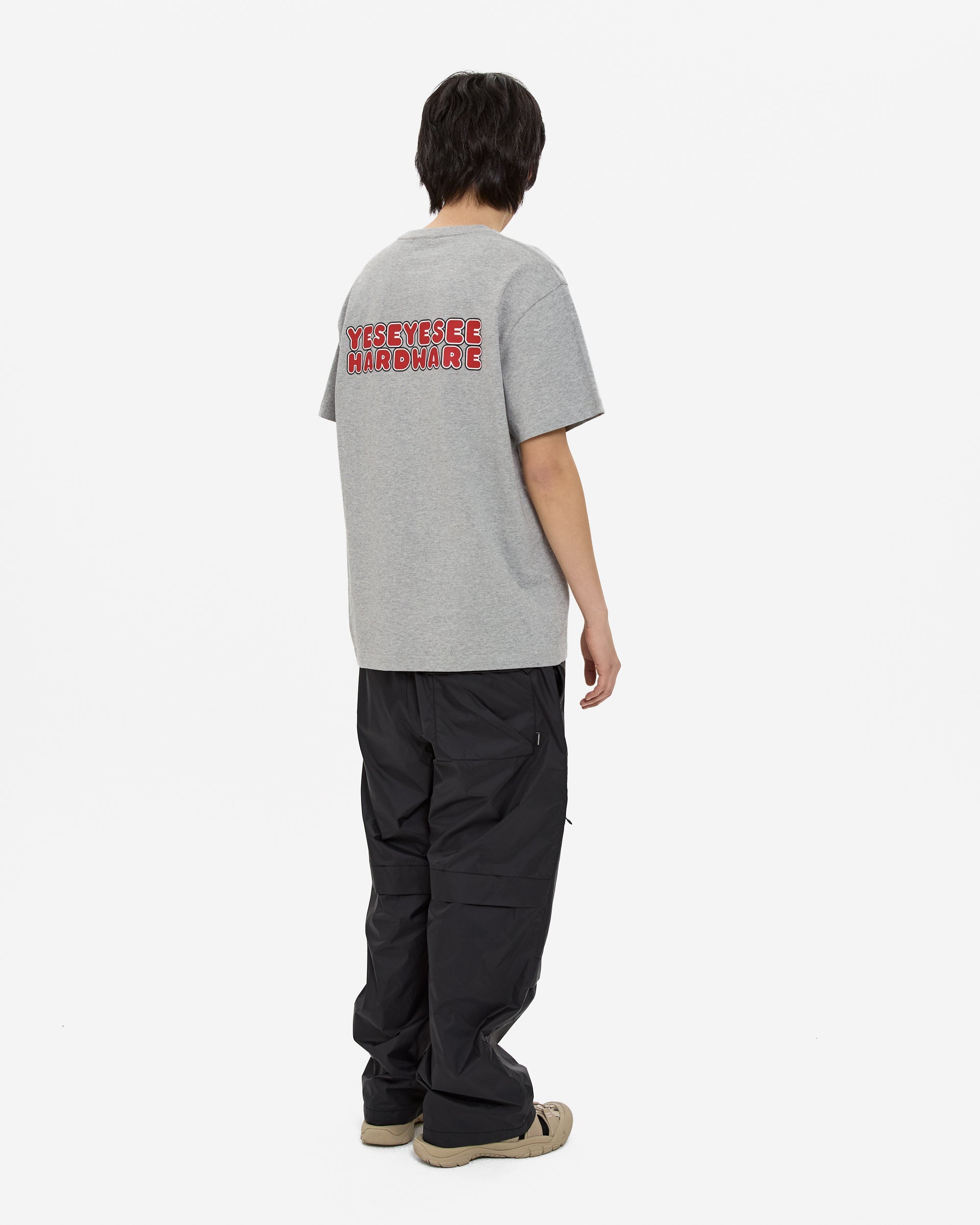 yeseyesee - C-Logo Hardware Tee (Grey) product image 7 | TRAB K-Fashion Australia