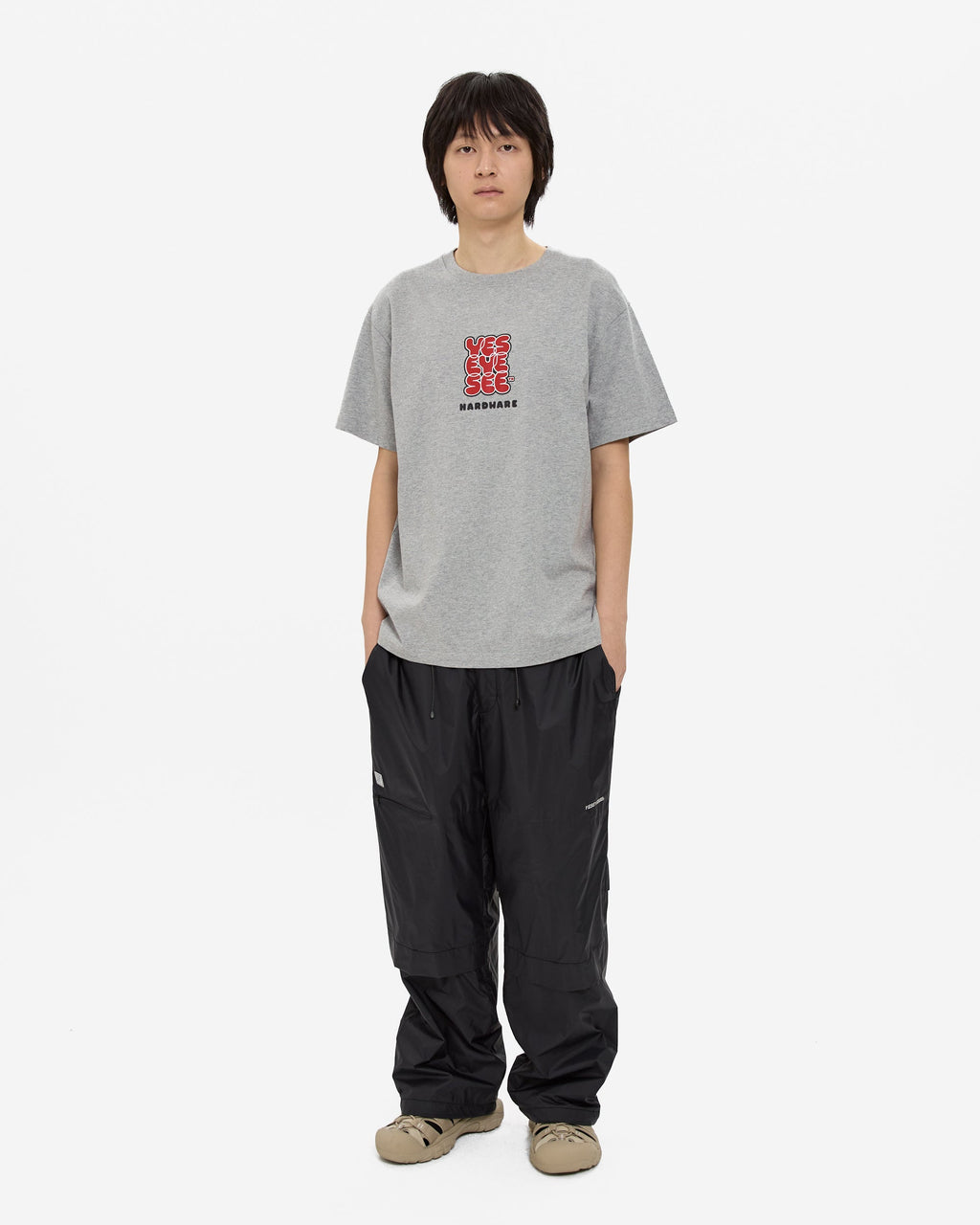yeseyesee - C-Logo Hardware Tee (Grey) product image 8 | TRAB K-Fashion Australia