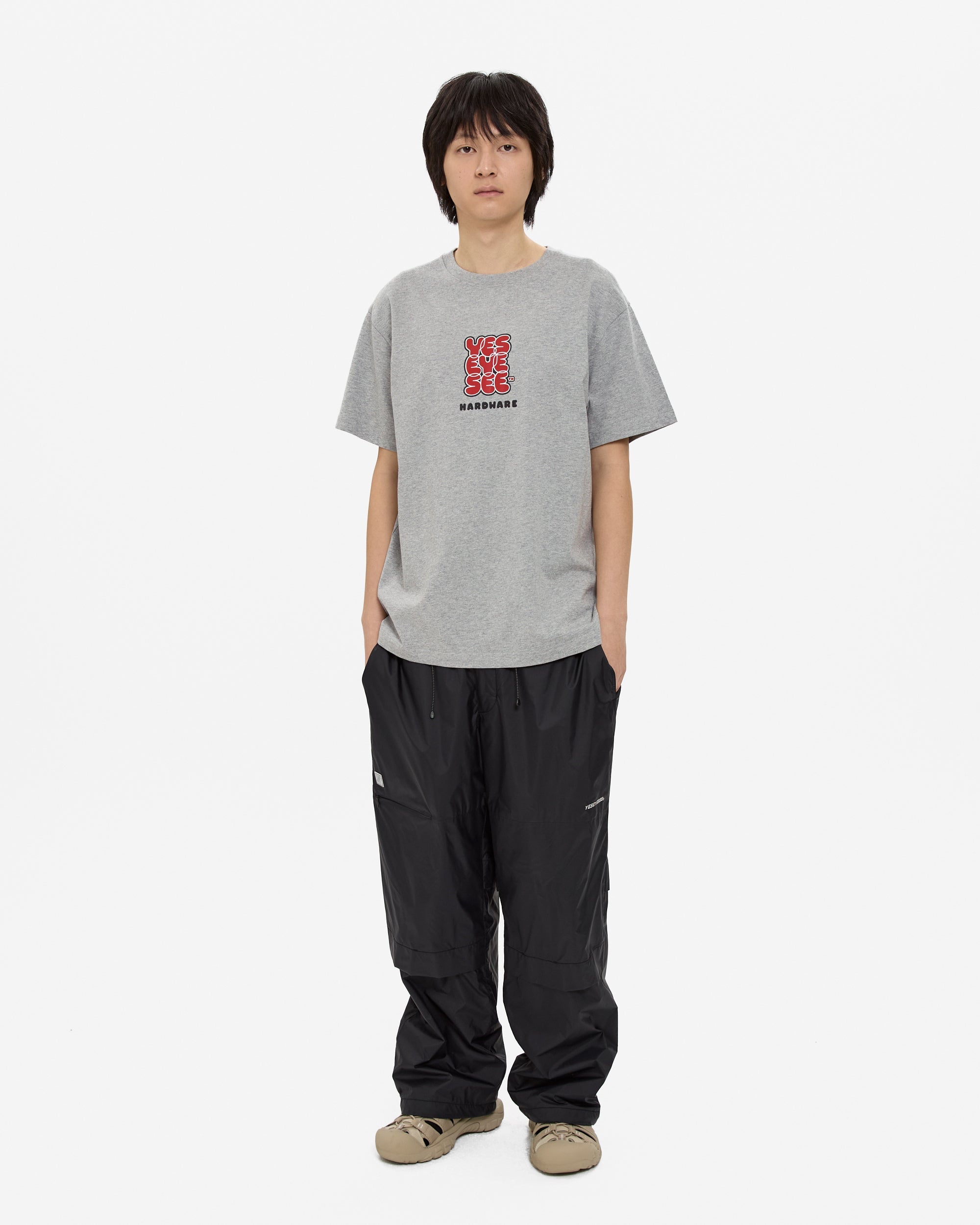 yeseyesee - C-Logo Hardware Tee (Grey) product image 8 | TRAB K-Fashion Australia
