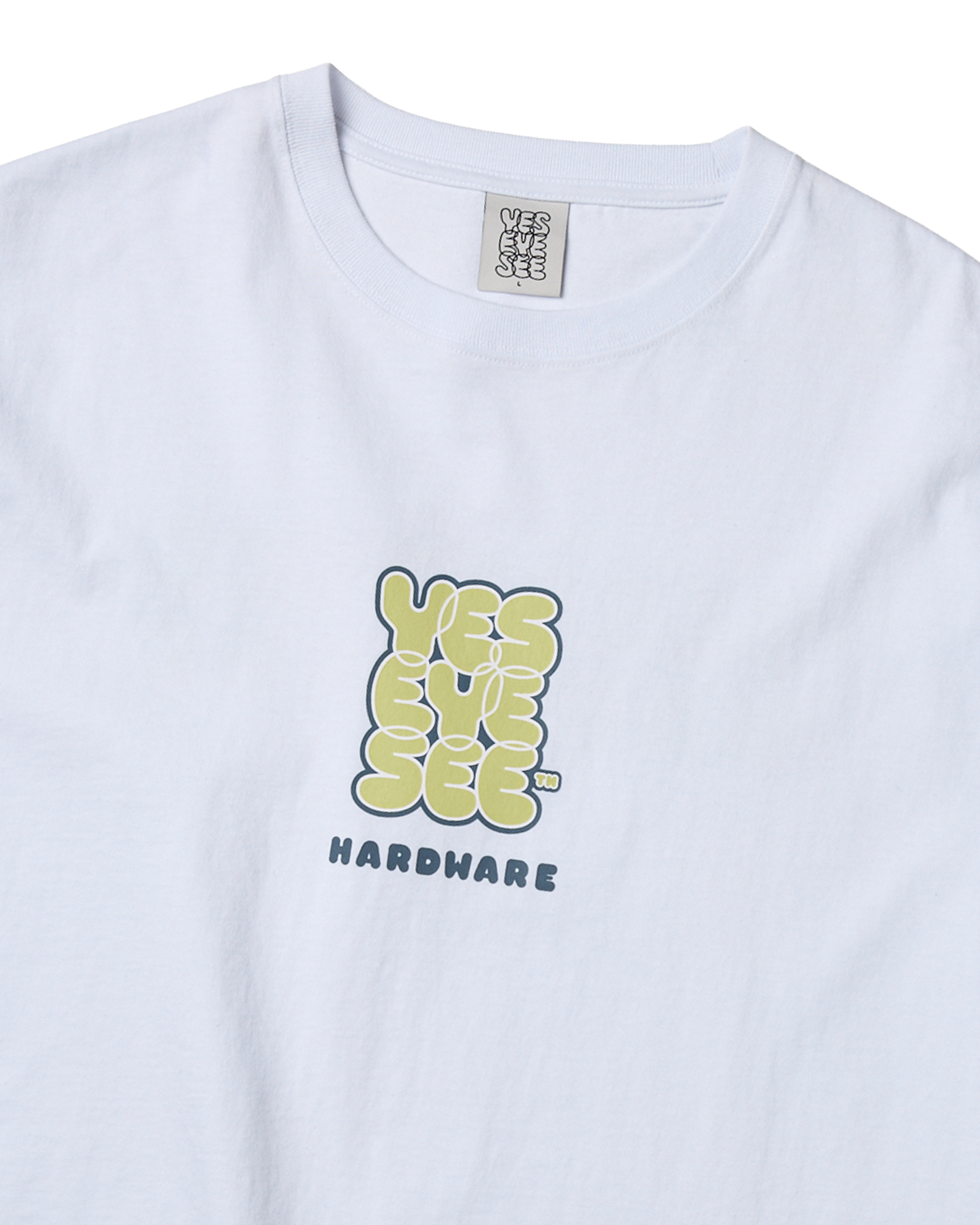 yeseyesee - C-Logo Hardware Tee (White) product image 3 | TRAB K-Fashion Australia