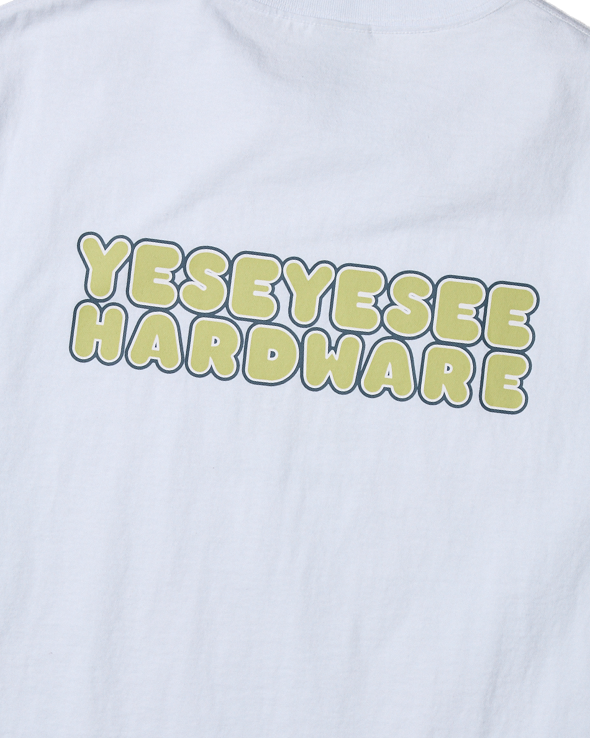 yeseyesee - C-Logo Hardware Tee (White) product image 4 | TRAB K-Fashion Australia