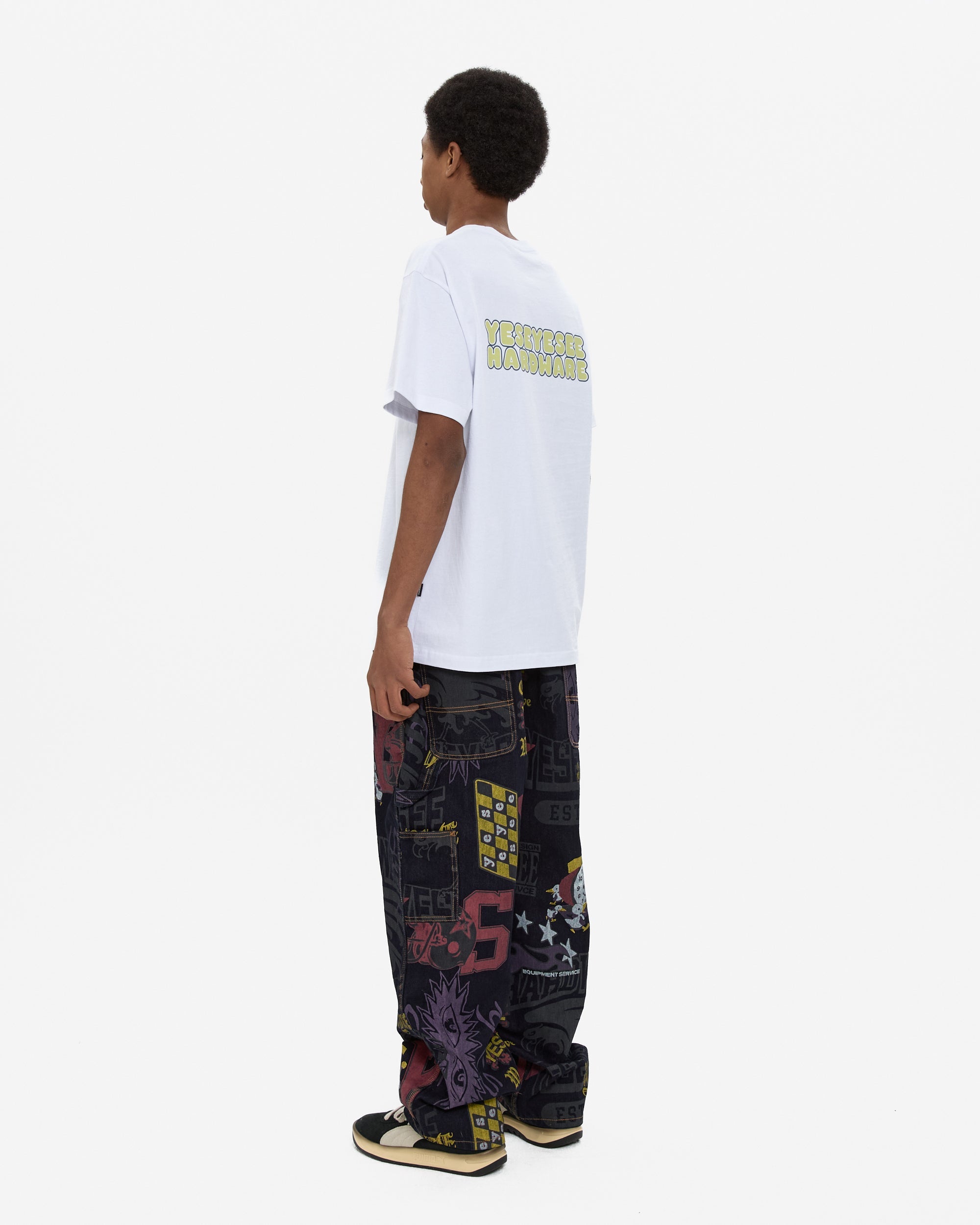 yeseyesee - C-Logo Hardware Tee (White) product image 8 | TRAB K-Fashion Australia