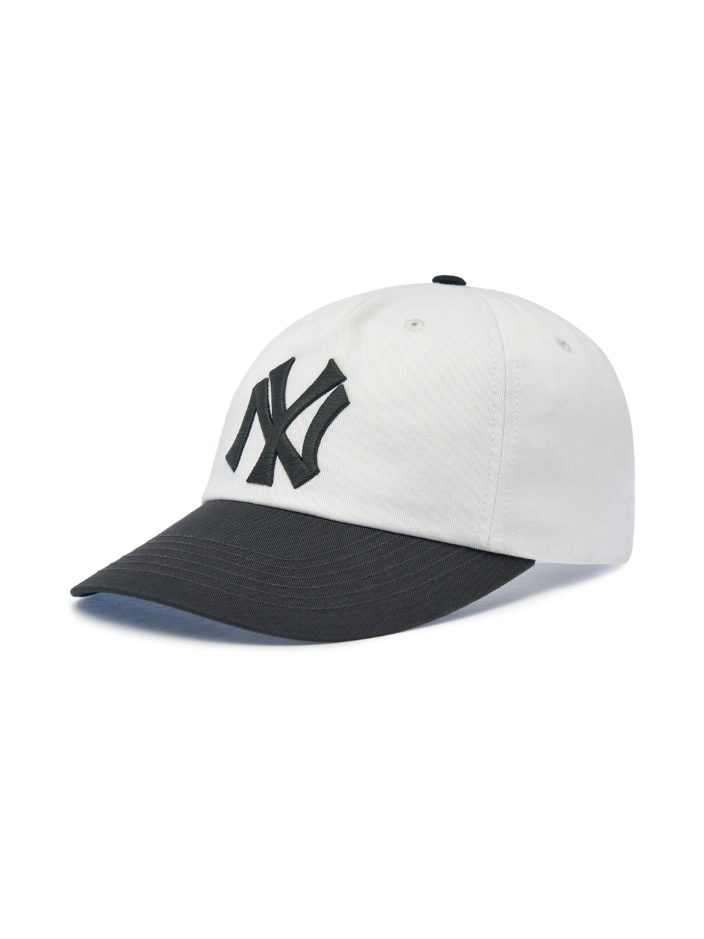 MLB Korea - MLB Q-Fit Color Block Unstructured Ball Cap New York Yankees (Dark Gray) product image 2 | TRAB K-Fashion Australia