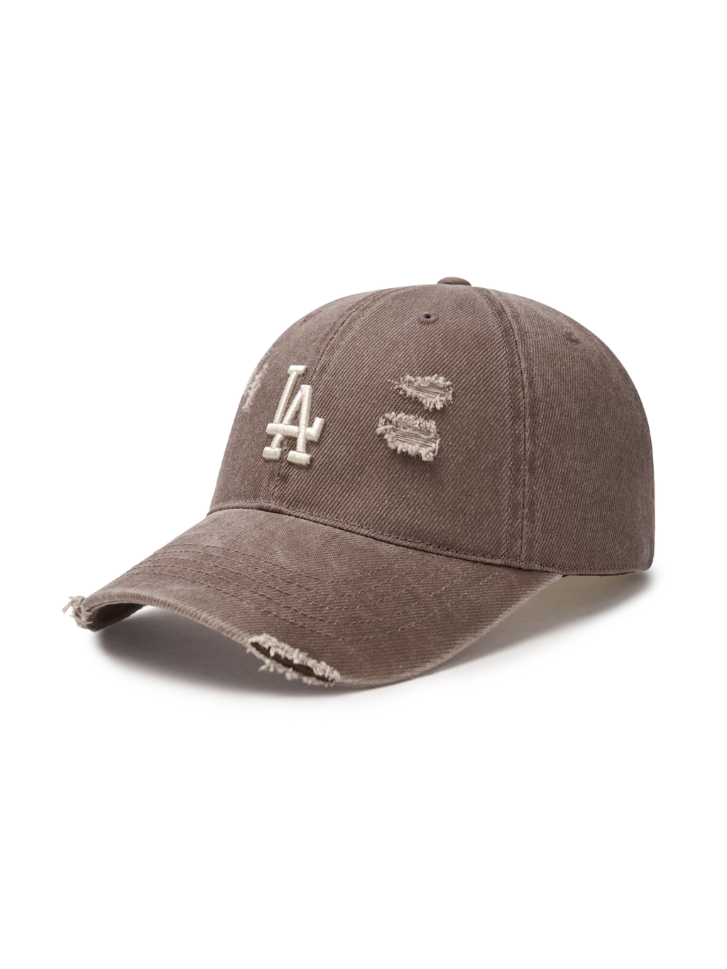 MLB Korea - MLB Damage Washing Unstructured Ball Cap LA Dodgers (Brown) product image 2 | TRAB K-Fashion Australia