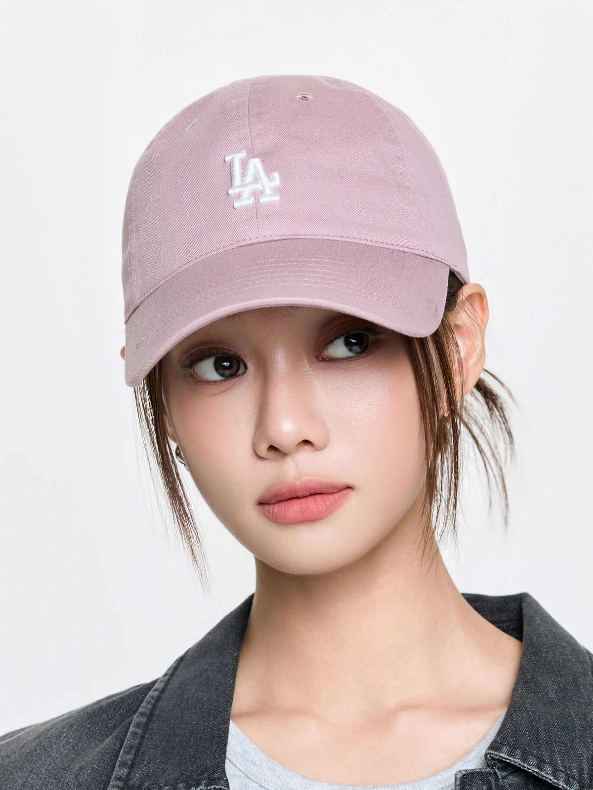 MLB Korea - MLB Rookie Unstructured Ball Cap LA Dodgers (Pink) product image 4 | TRAB K-Fashion Australia