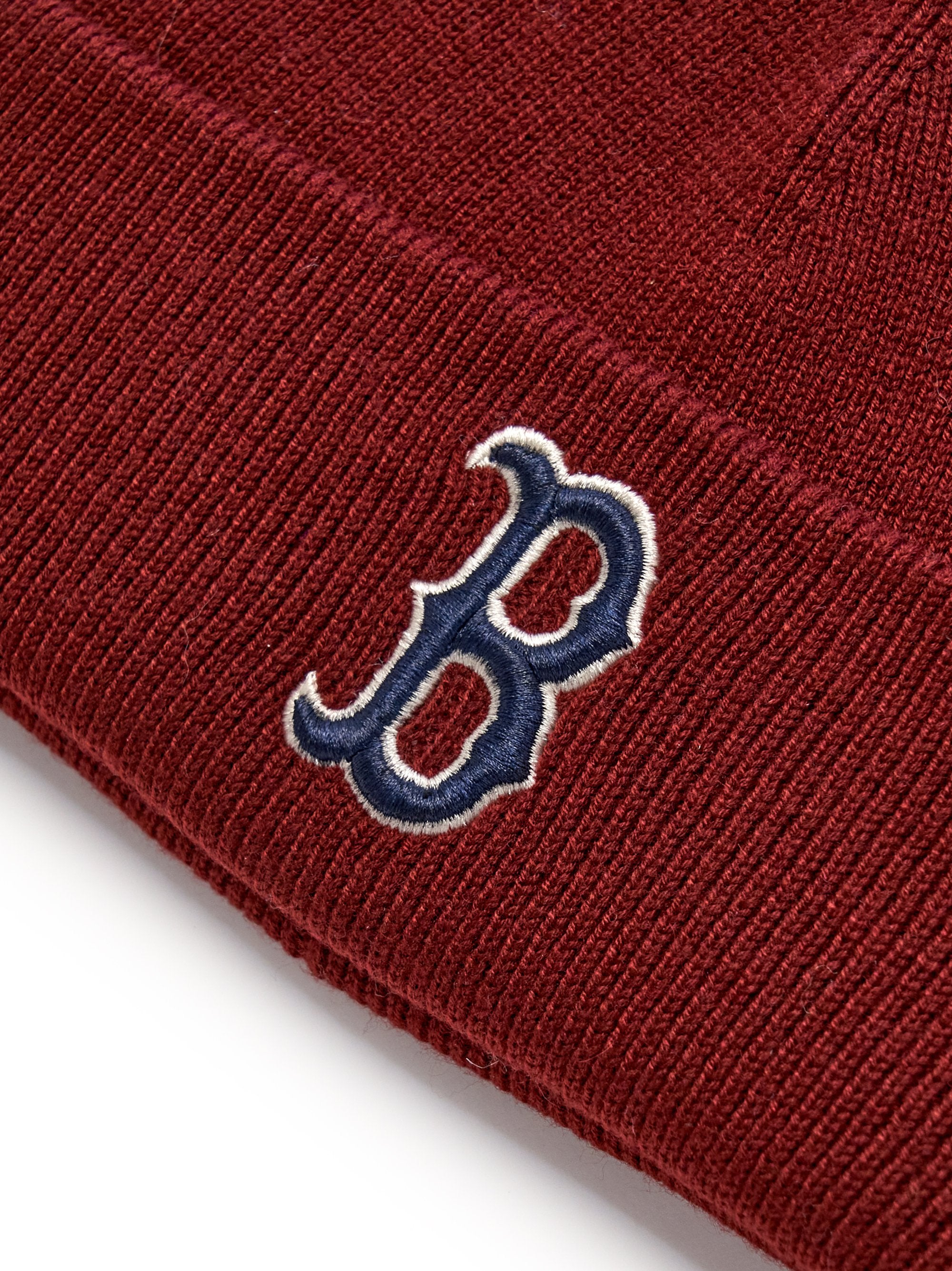 MLB Korea - MLB Patch Beanie Boston Red Sox (Wine) product image 7 | TRAB K-Fashion Australia