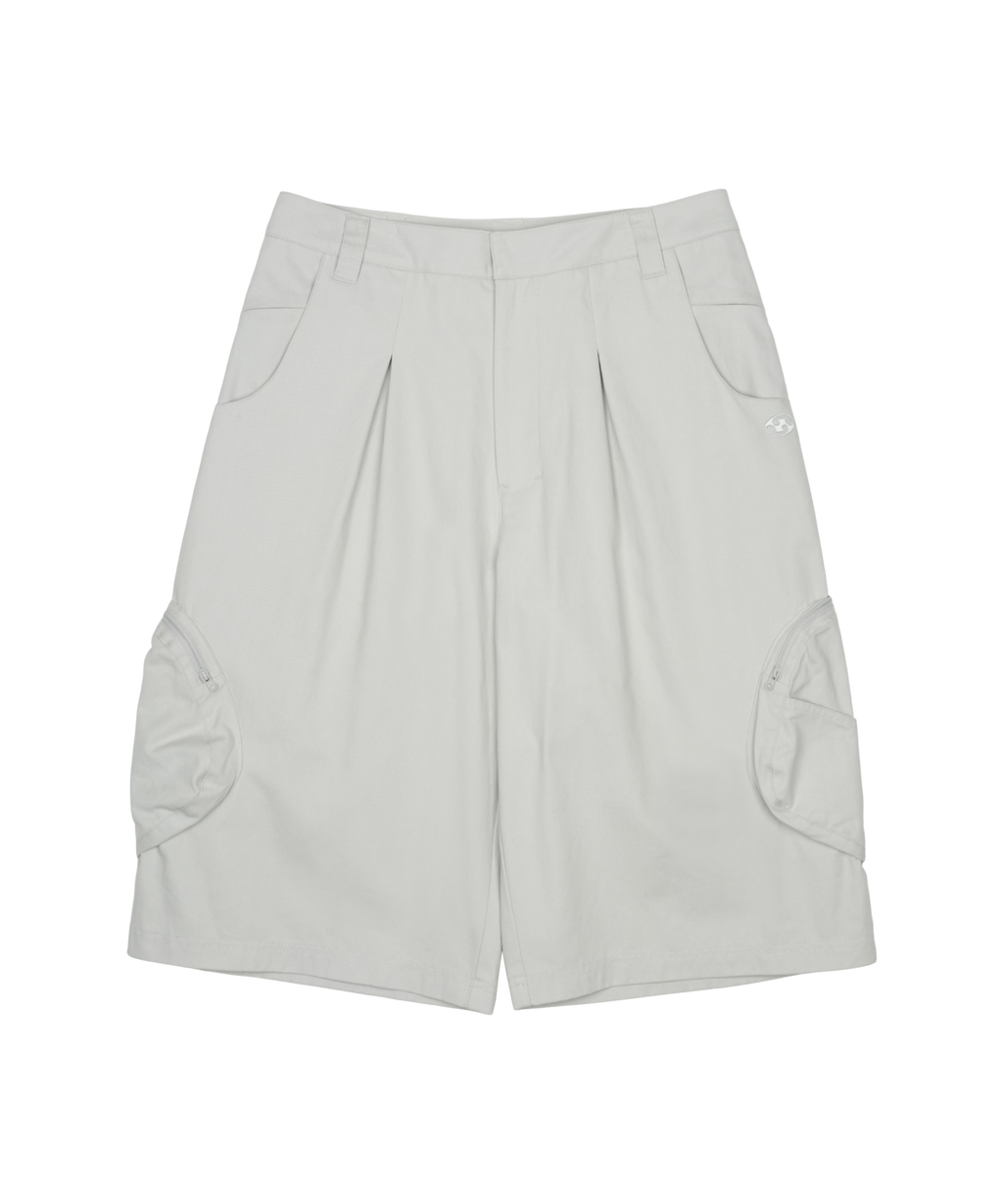 San San Gear - Cargo Shorts (Light Grey) product image 1 | TRAB K-Fashion Australia