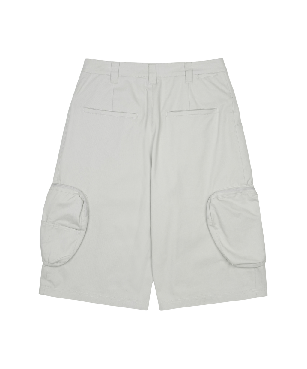 San San Gear - Cargo Shorts (Light Grey) product image 2 | TRAB K-Fashion Australia