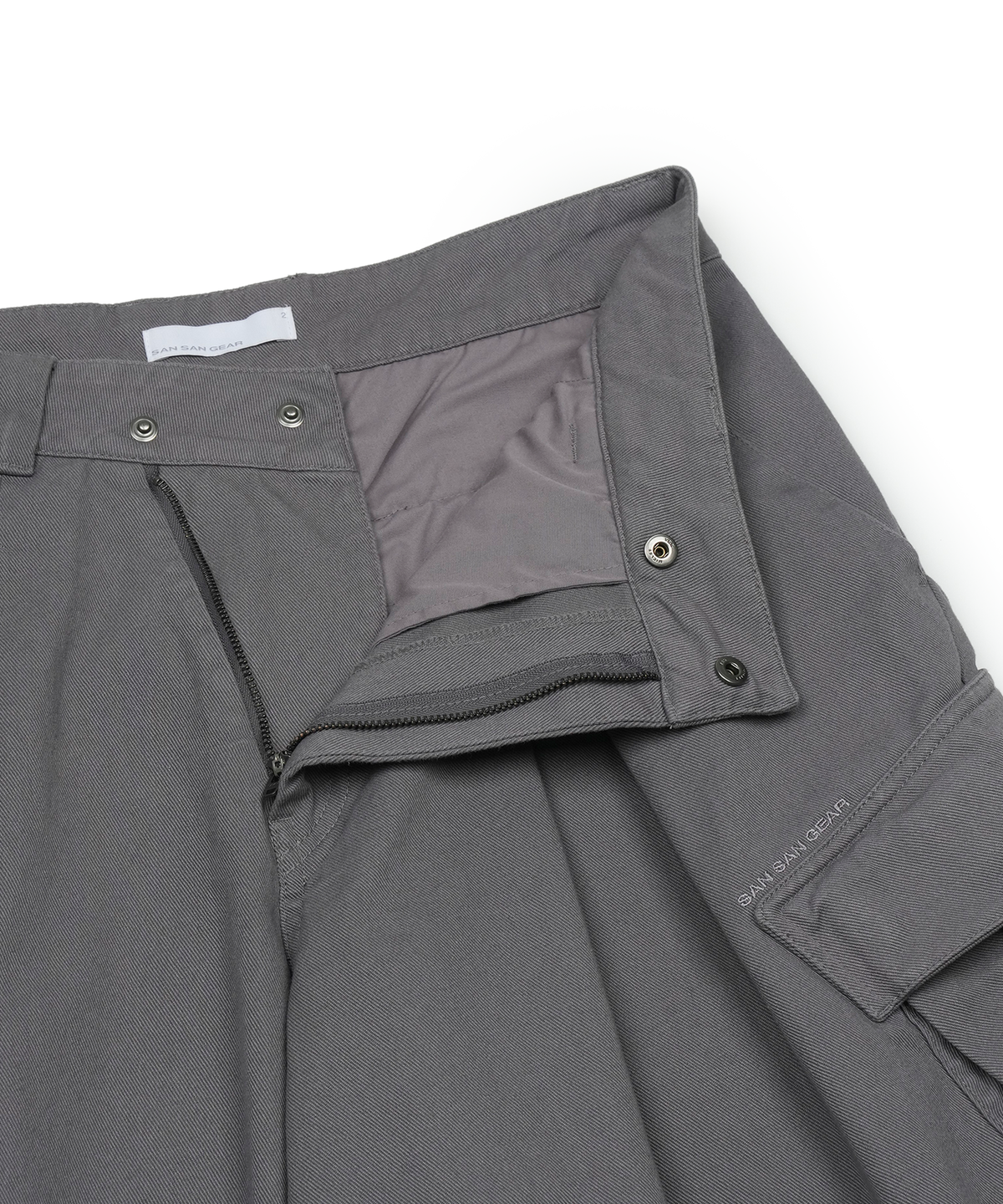 San San Gear - Capri Pants (Purple Grey) product image 3 | TRAB K-Fashion Australia