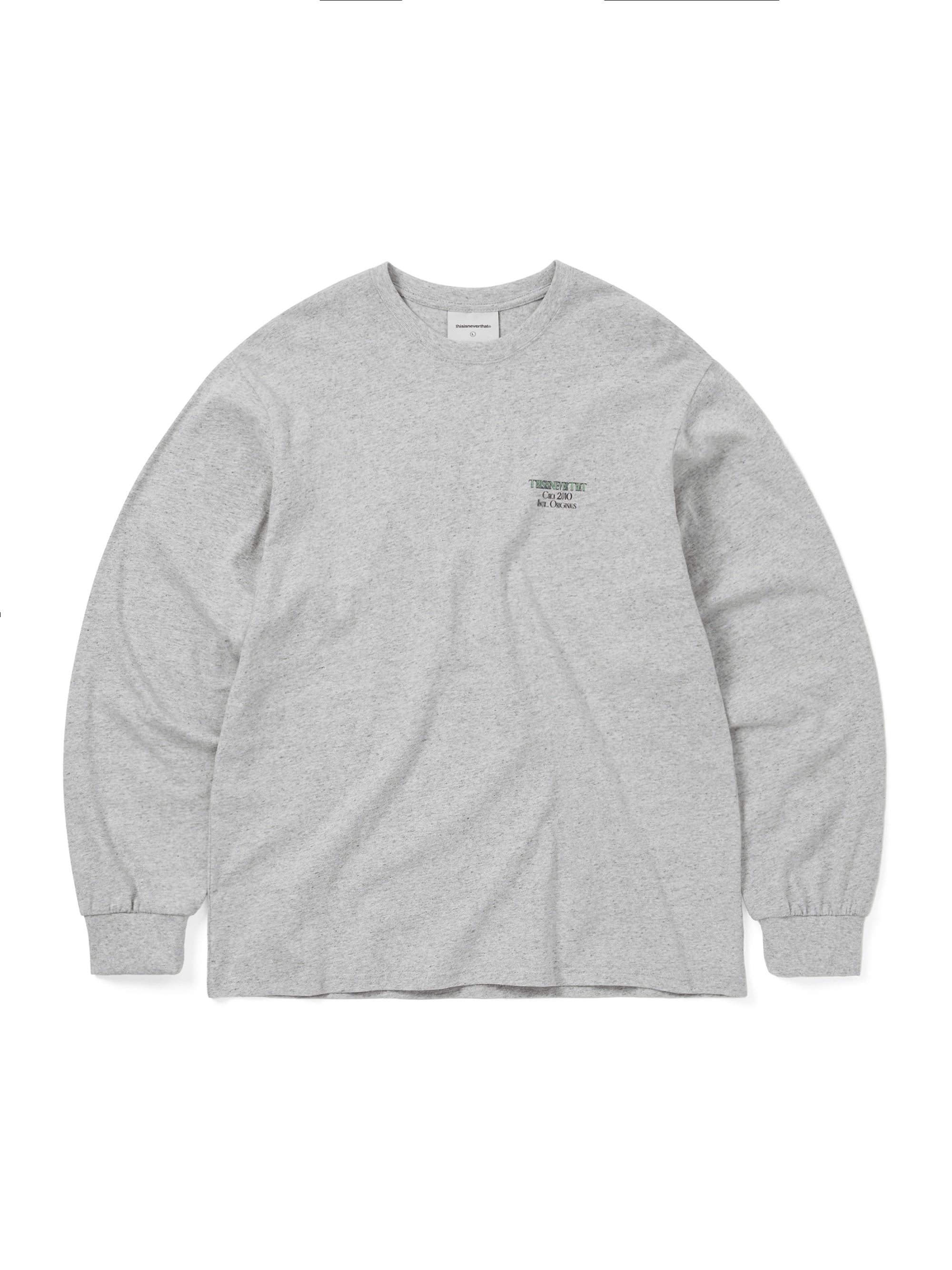 thisisneverthat - CIRCA 2010 L/S Tee (Grey) product image 1 | TRAB K-Fashion Australia